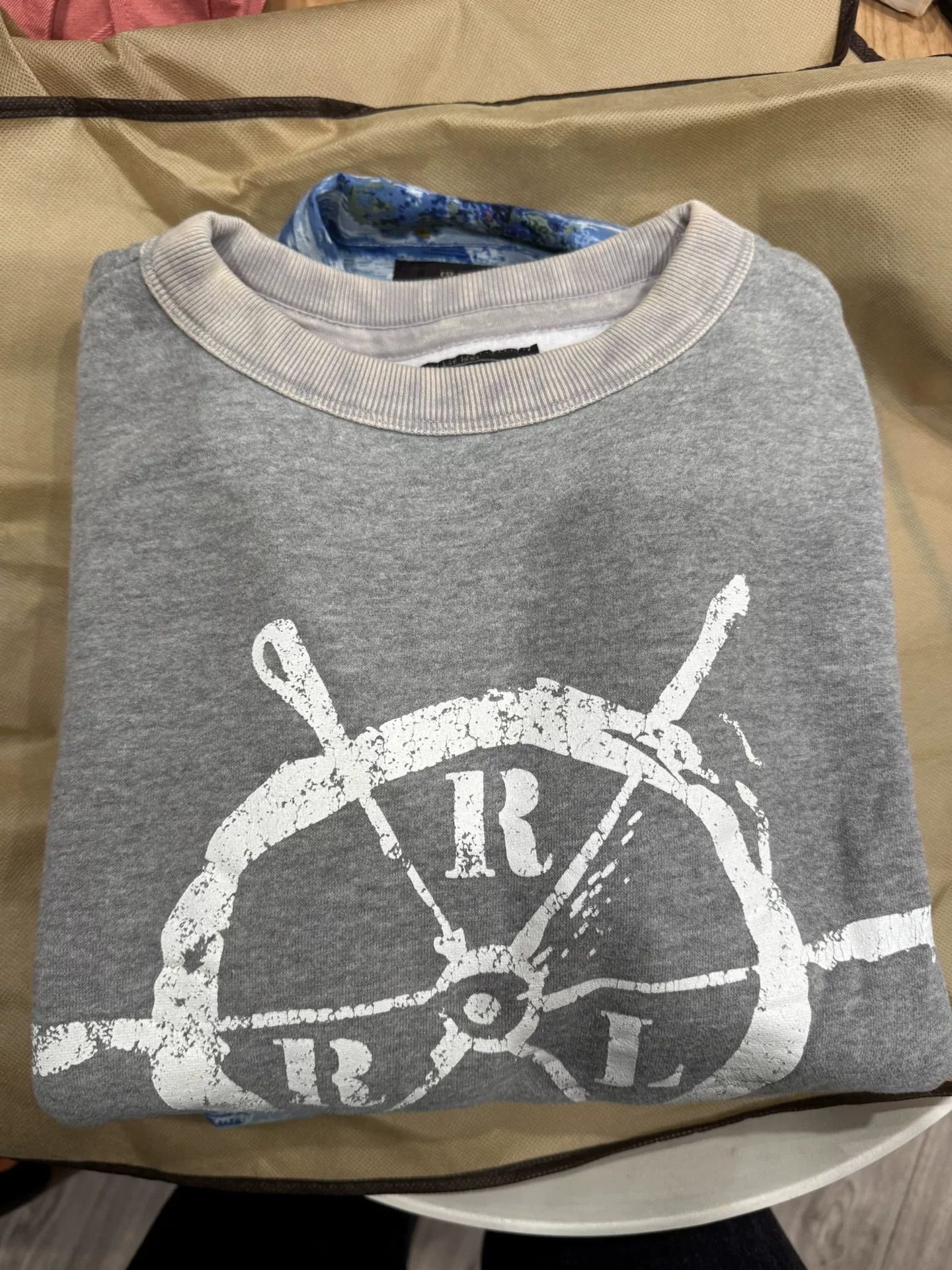 RRL Ralph Lauren Ralph Lauren Double RL Cotton Sweatshirt Size US S / EU 44-46 / 1 - 2 Thumbnail