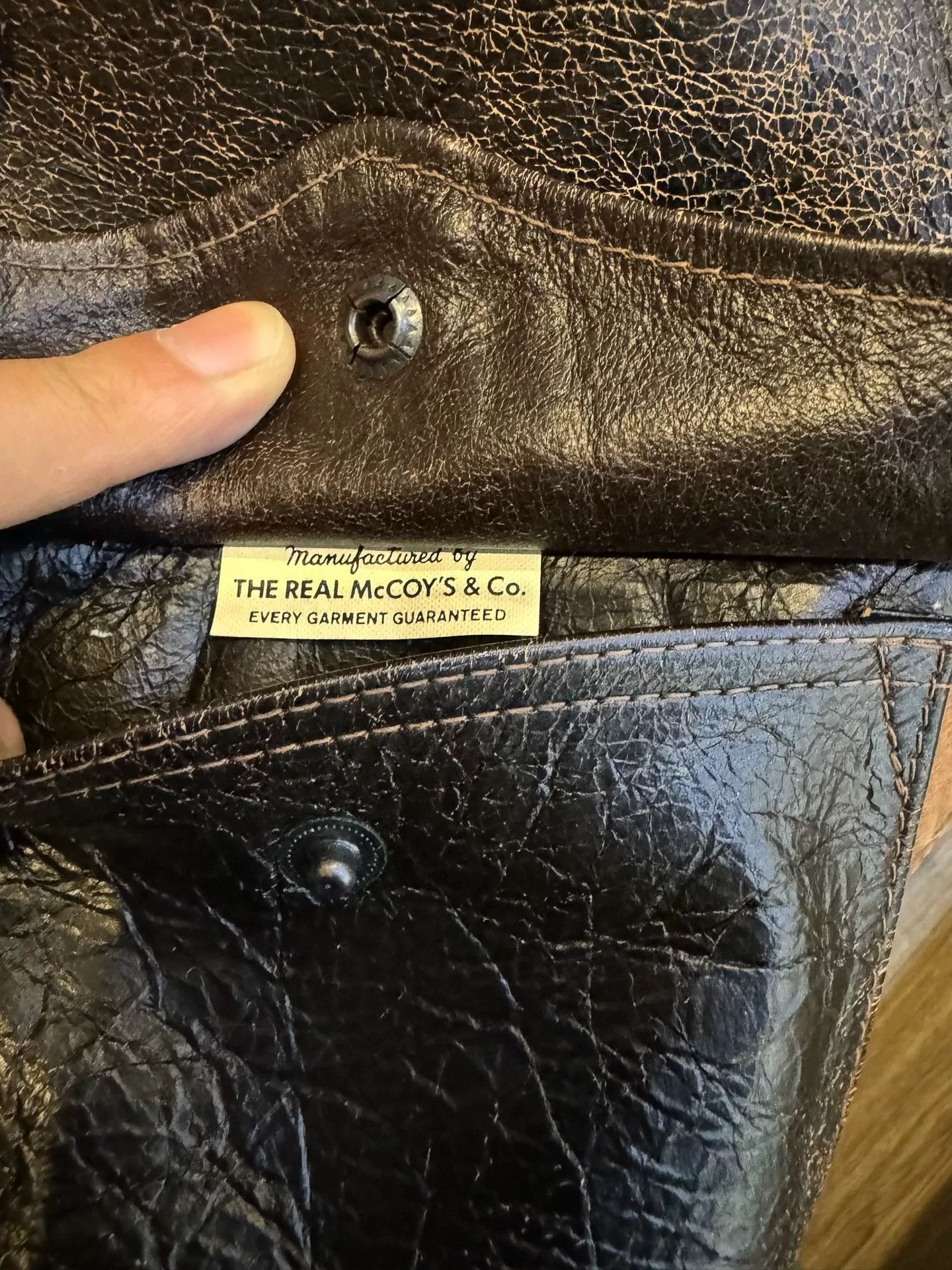 RRL Ralph Lauren real mccoy rrl vintage leather jacket Size US M / EU 48-50 / 2 - 5 Thumbnail