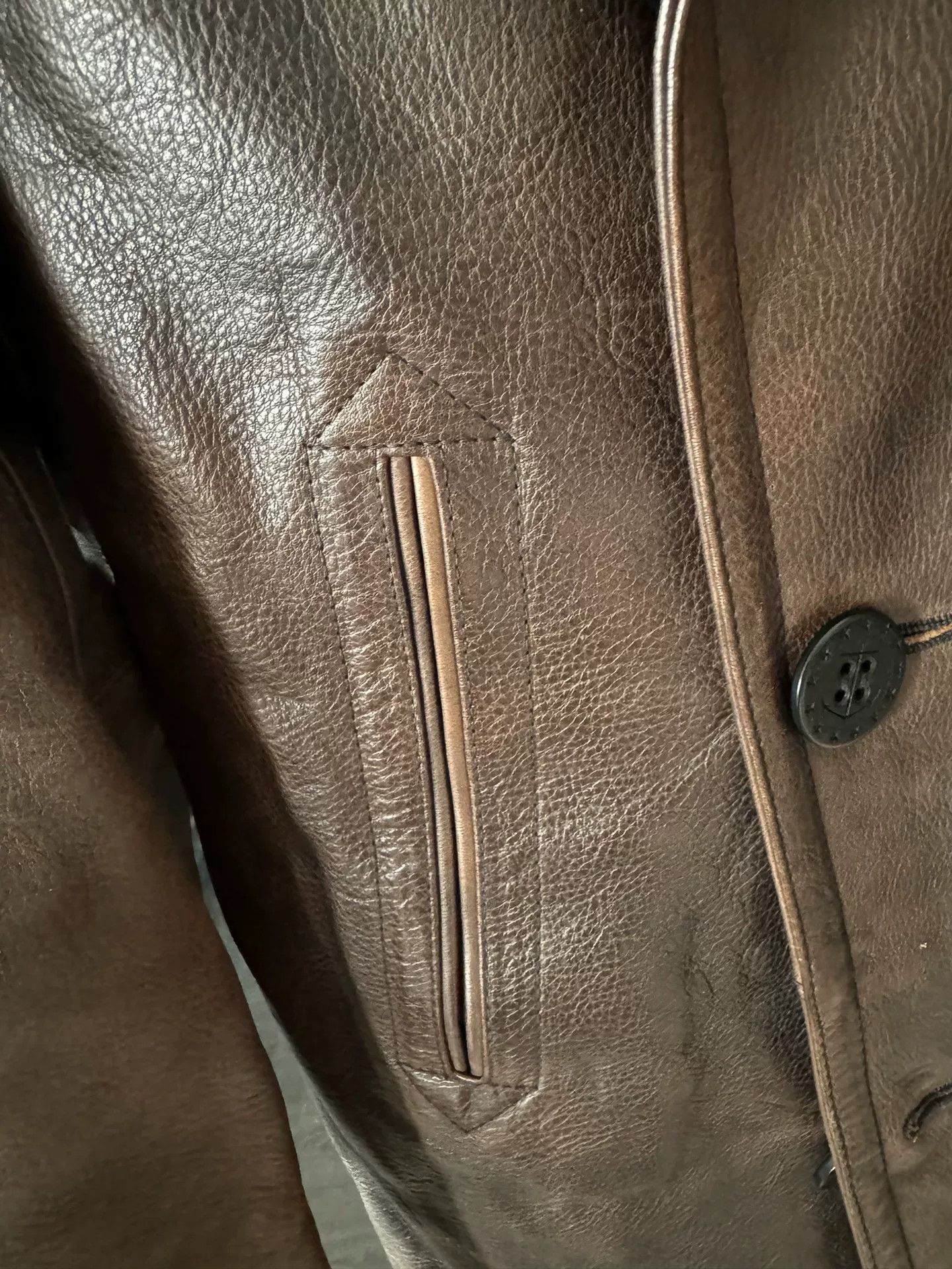RRL Ralph Lauren vintage rrl leather jacket in medium size Size US M / EU 48-50 / 2 - 3 Thumbnail