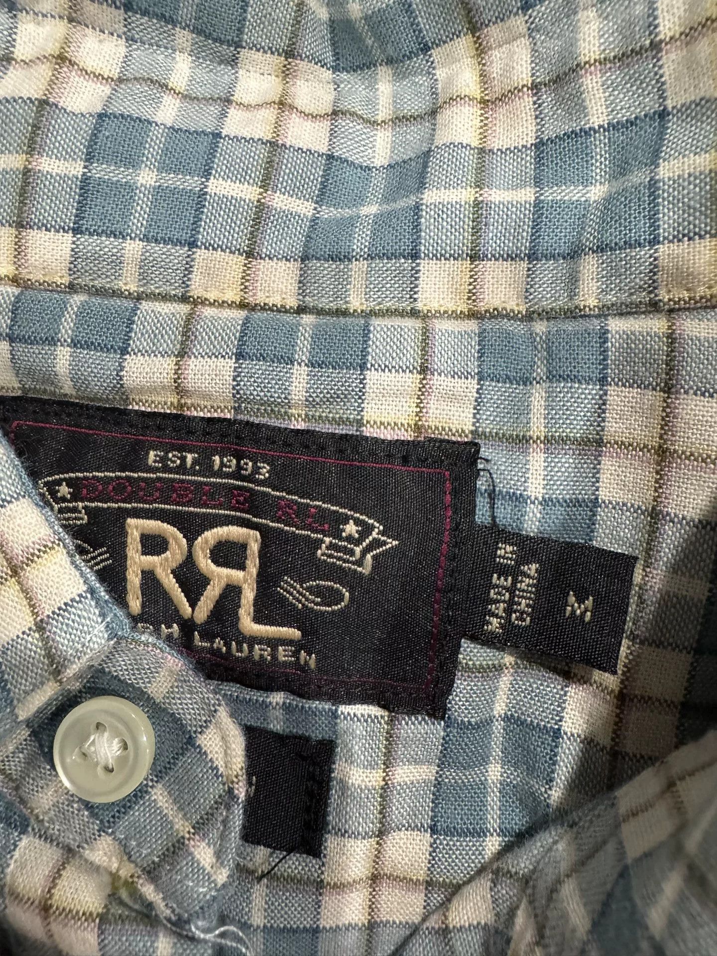 RRL Ralph Lauren classic rrl plaid button-up shirt Size US M / EU 48-50 / 2 - 2 Thumbnail