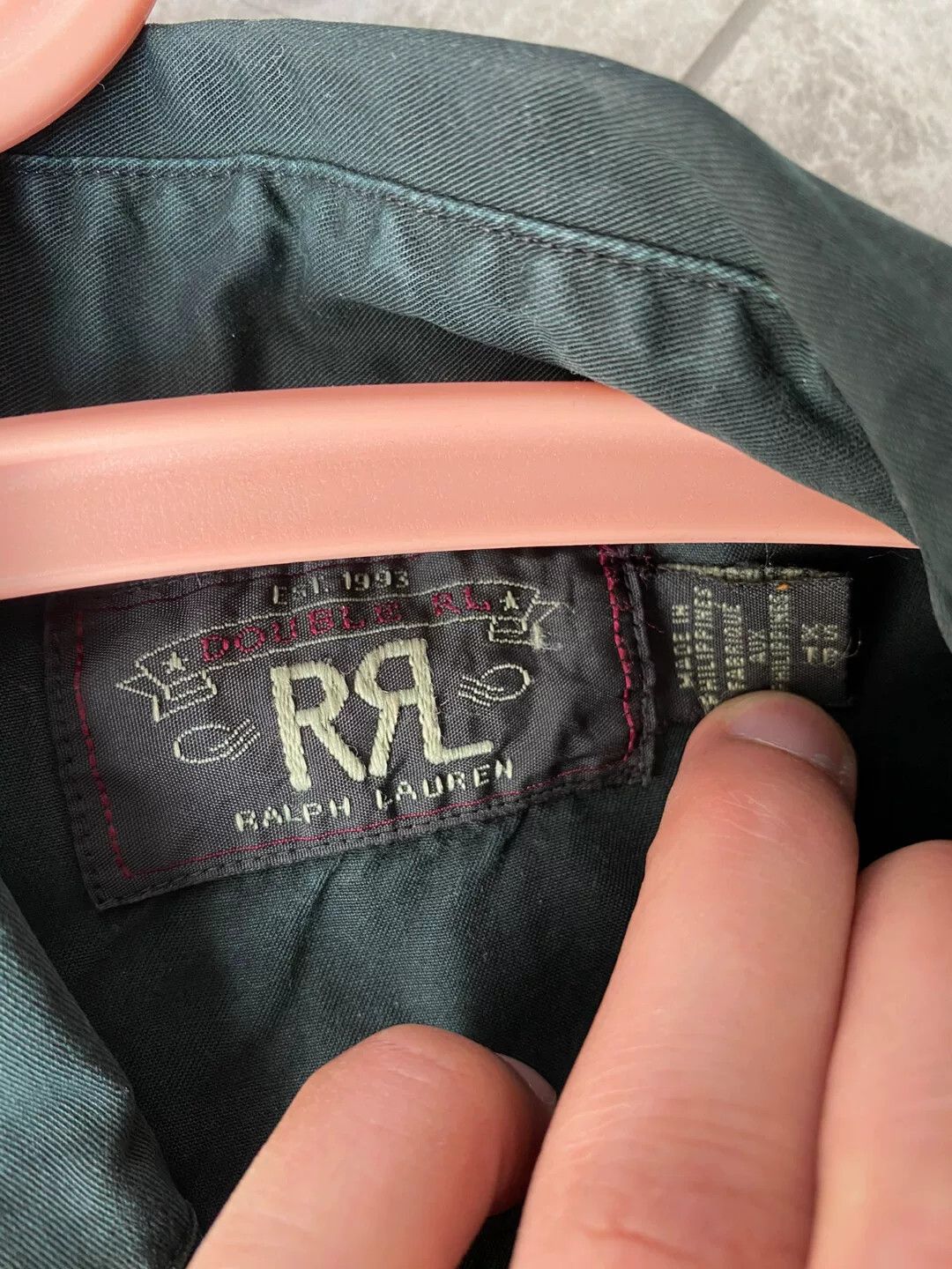 RRL Ralph Lauren rrl western shirt in dark green shade Size US XS / EU 42 / 0 - 3 Thumbnail