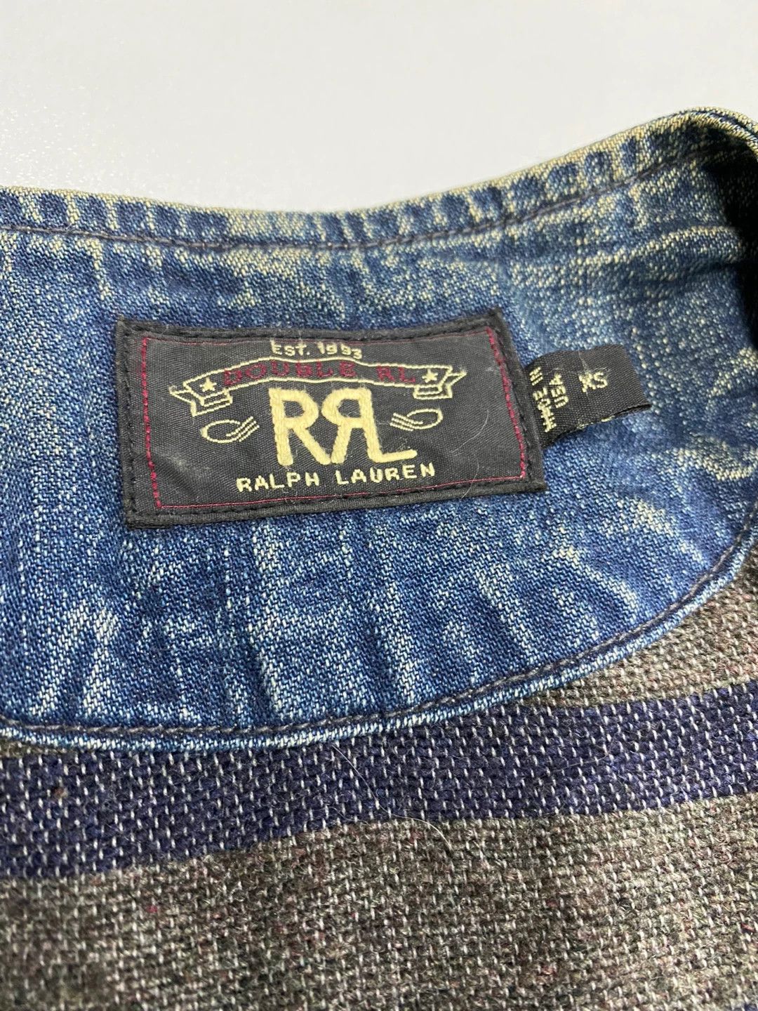RRL Ralph Lauren vintage rrl denim vest with heavy washing Size US XS / EU 42 / 0 - 3 Thumbnail