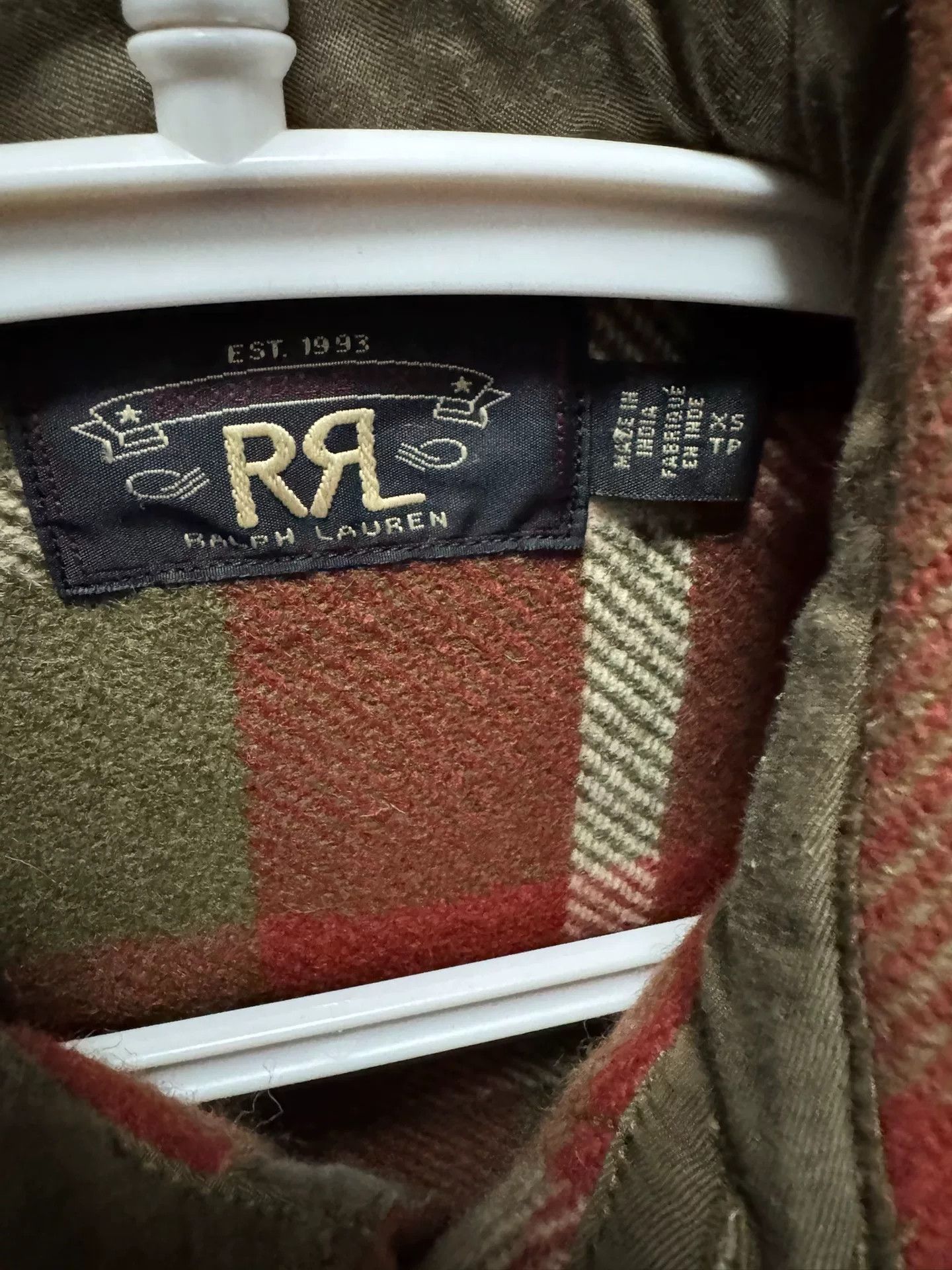 RRL Ralph Lauren wool plaid shirt for fall and winter Size US XS / EU 42 / 0 - 3 Thumbnail