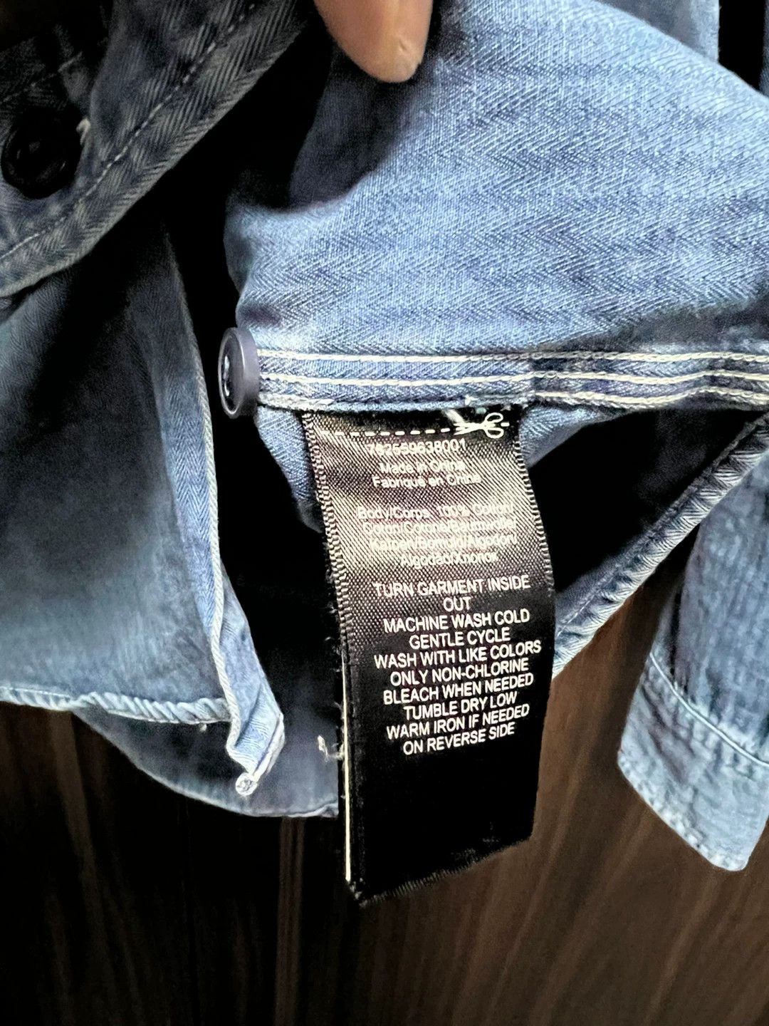 RRL Ralph Lauren RRL Denim Long Sleeve Shirt in Blue Size US XS / EU 42 / 0 - 6 Thumbnail
