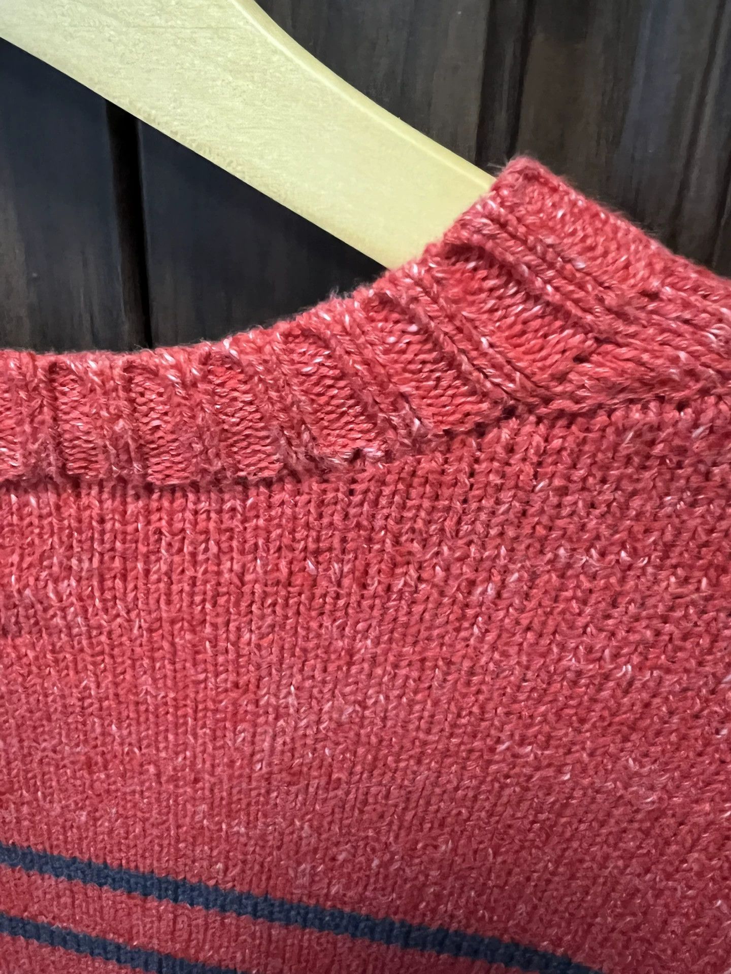 RRL Ralph Lauren rrl striped pullover sweater in red Size US S / EU 44-46 / 1 - 8 Thumbnail