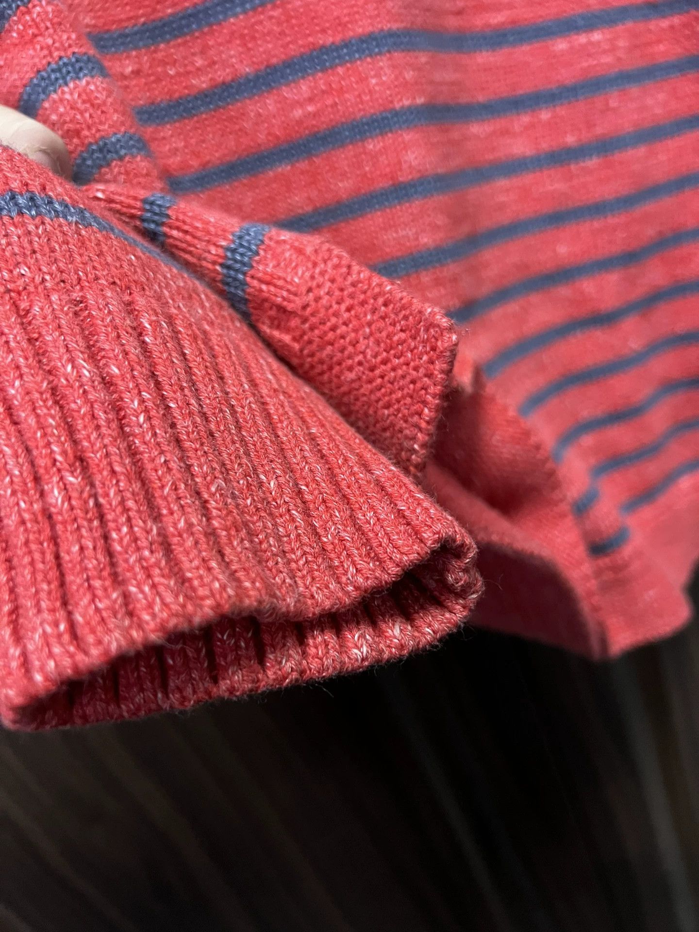 RRL Ralph Lauren rrl striped pullover sweater in red Size US S / EU 44-46 / 1 - 6 Thumbnail