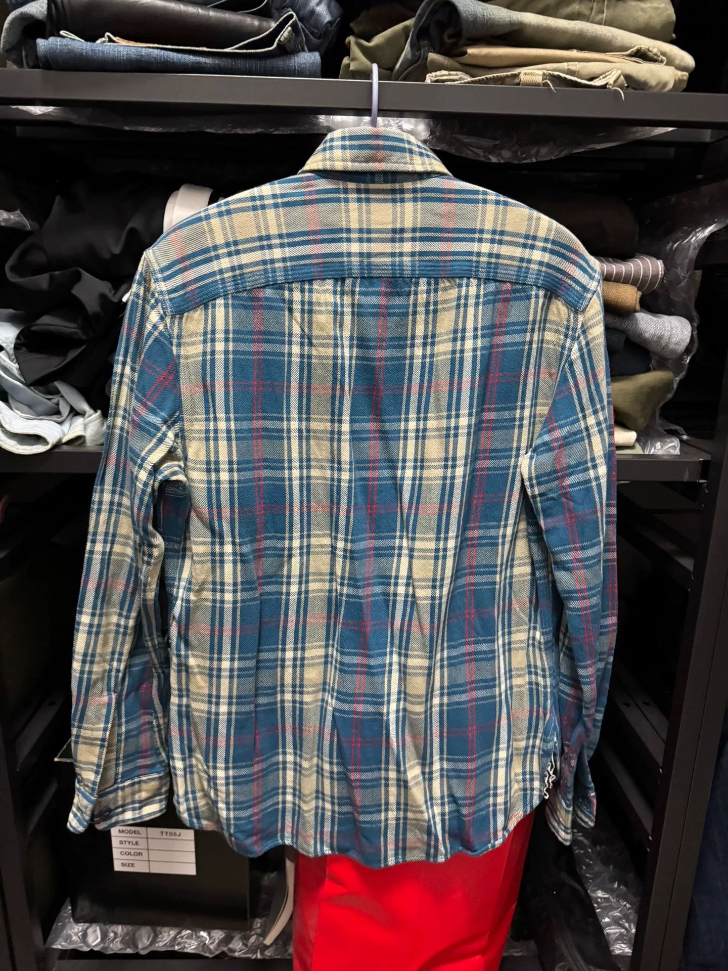 RRL Ralph Lauren blue plaid long sleeve shirt Size US XS / EU 42 / 0 - 5 Thumbnail