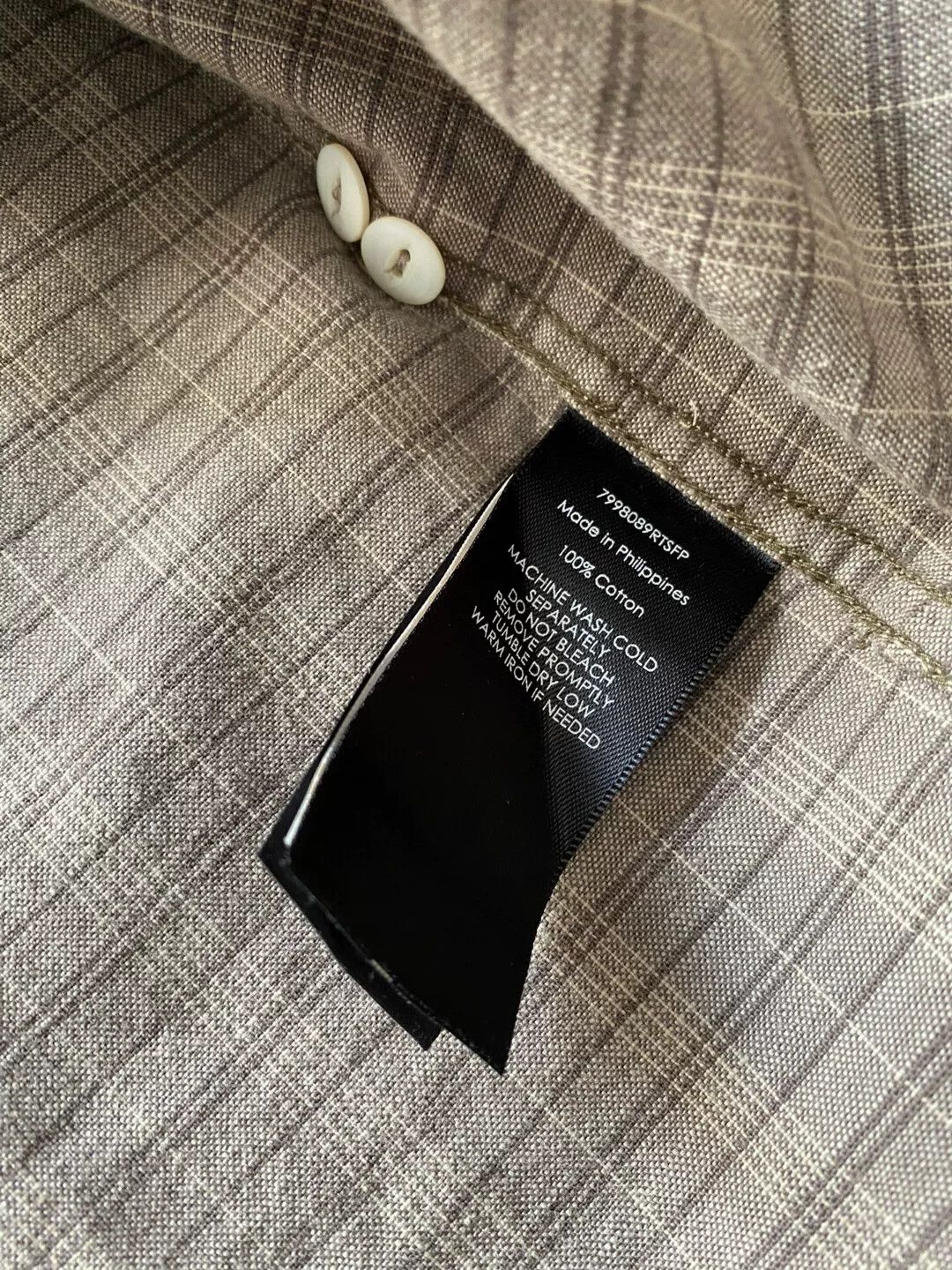 RRL Ralph Lauren RRL Long Sleeve Shirt in Brown Tones Size US XS / EU 42 / 0 - 5 Thumbnail