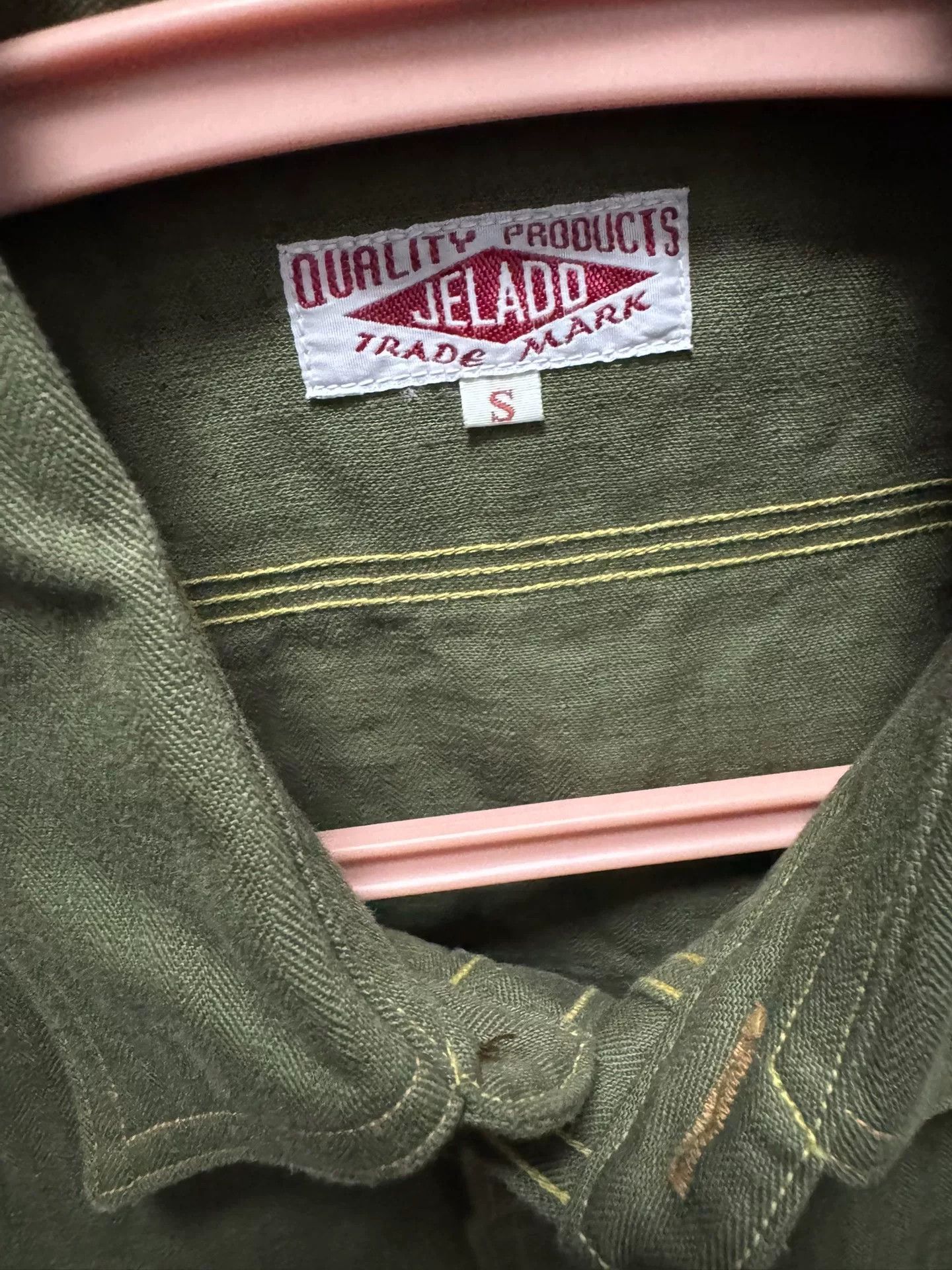 RRL Ralph Lauren nigel cabourn herringbone shirt in green Size US L / EU 52-54 / 3 - 2 Thumbnail