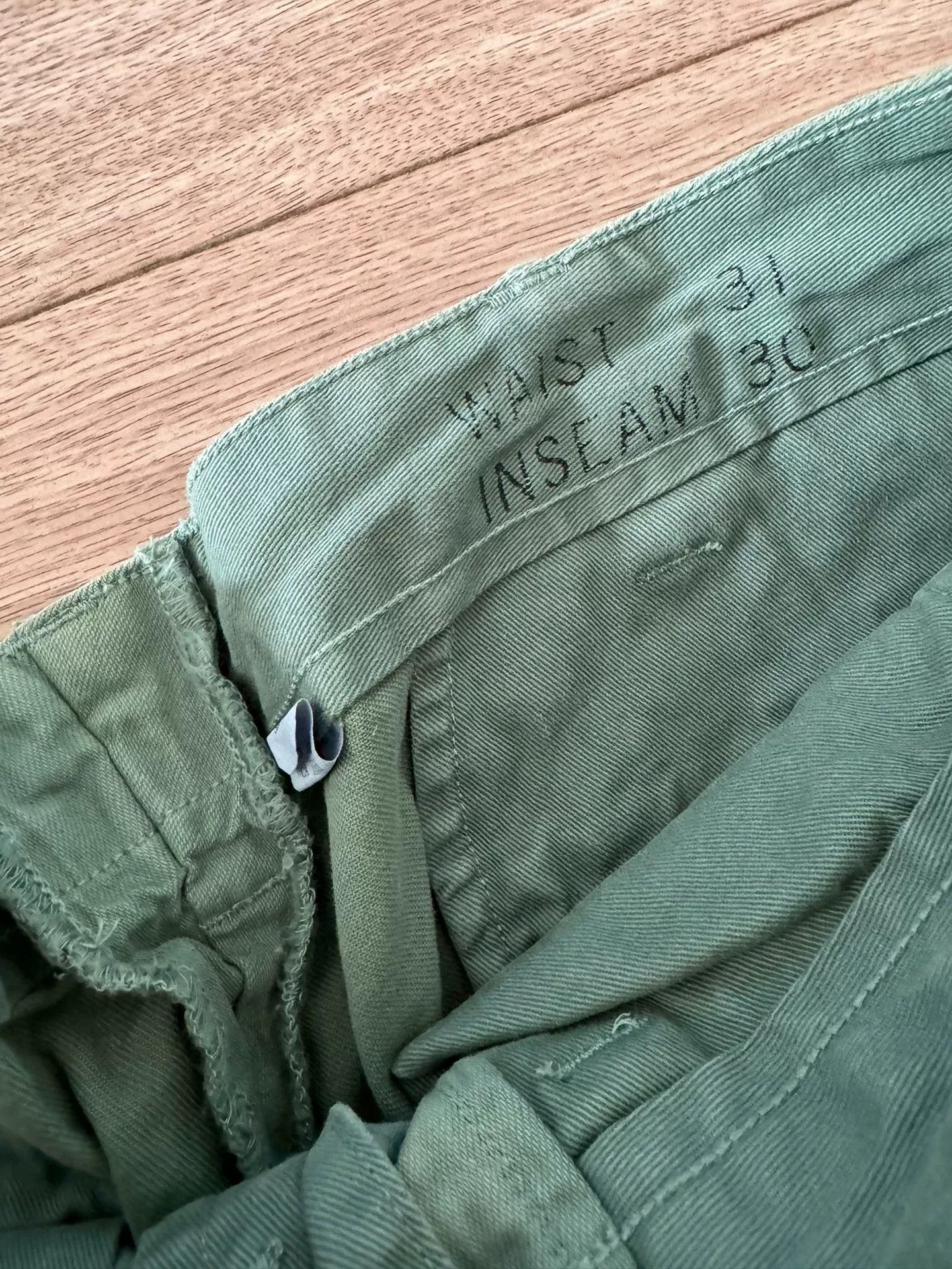 RRL Ralph Lauren vintage rrl washed officer pants Size US 31 - 4 Thumbnail