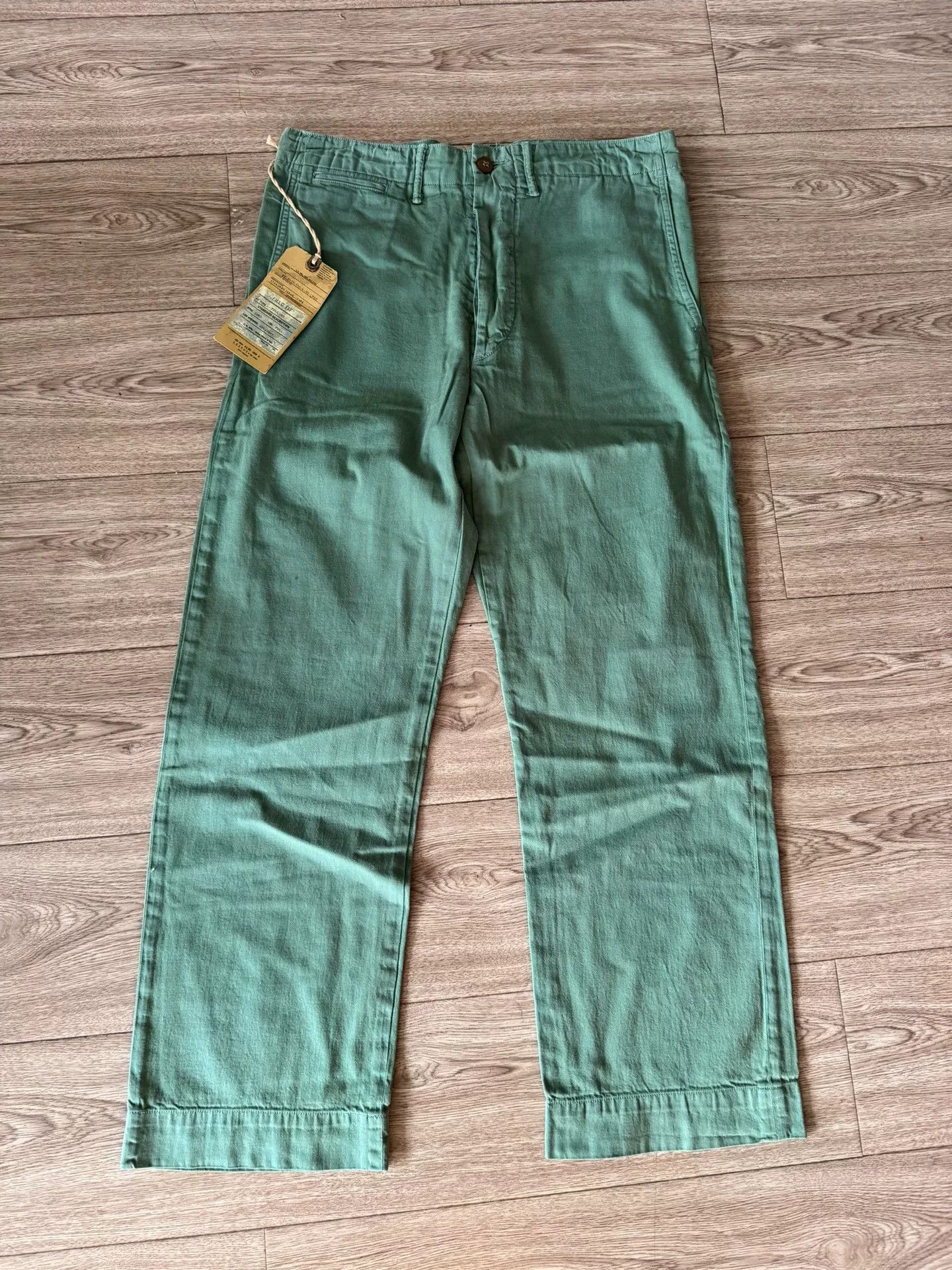 RRL Ralph Lauren vintage rrl washed officer pants Size US 31 - 2 Thumbnail