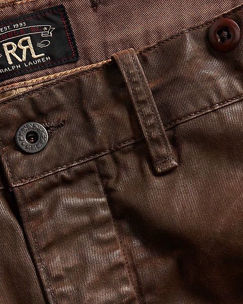 RRL Ralph Lauren RRL Oil Wax Military Long Pants Denim Jeans Size US 32 / EU 48 - 3 Thumbnail