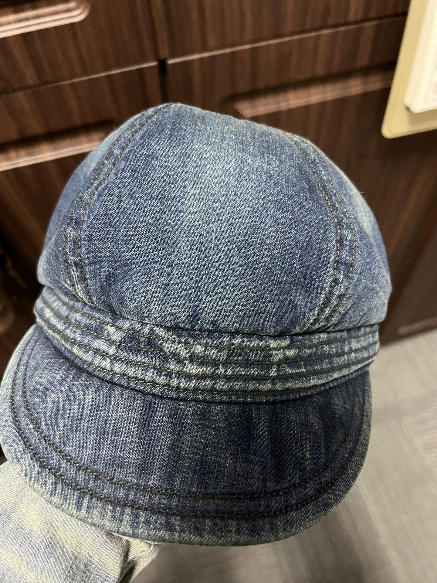 RRL Ralph Lauren RRL Denim Hat in One Size Size ONE SIZE - 2 Thumbnail
