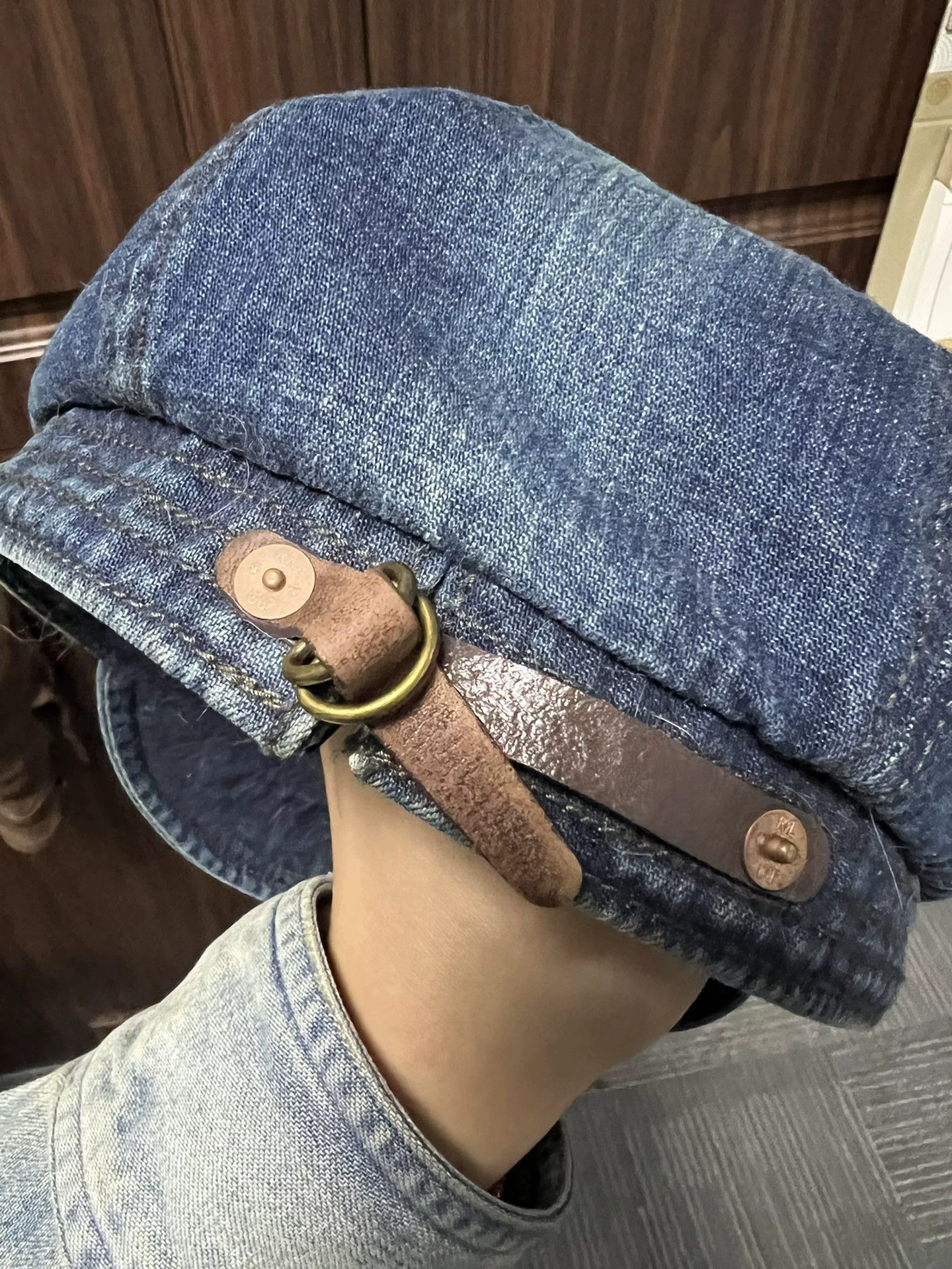 RRL Ralph Lauren RRL Denim Hat in One Size Size ONE SIZE - 4 Thumbnail