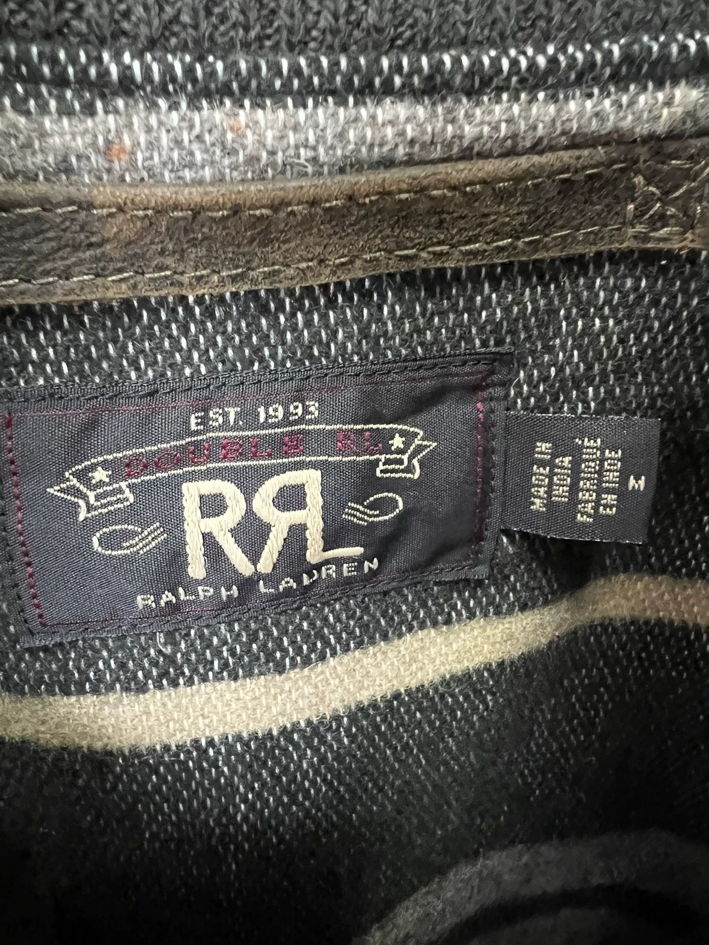RRL Ralph Lauren vintage rrl leather baseball jacket Size US M / EU 48-50 / 2 - 6 Thumbnail
