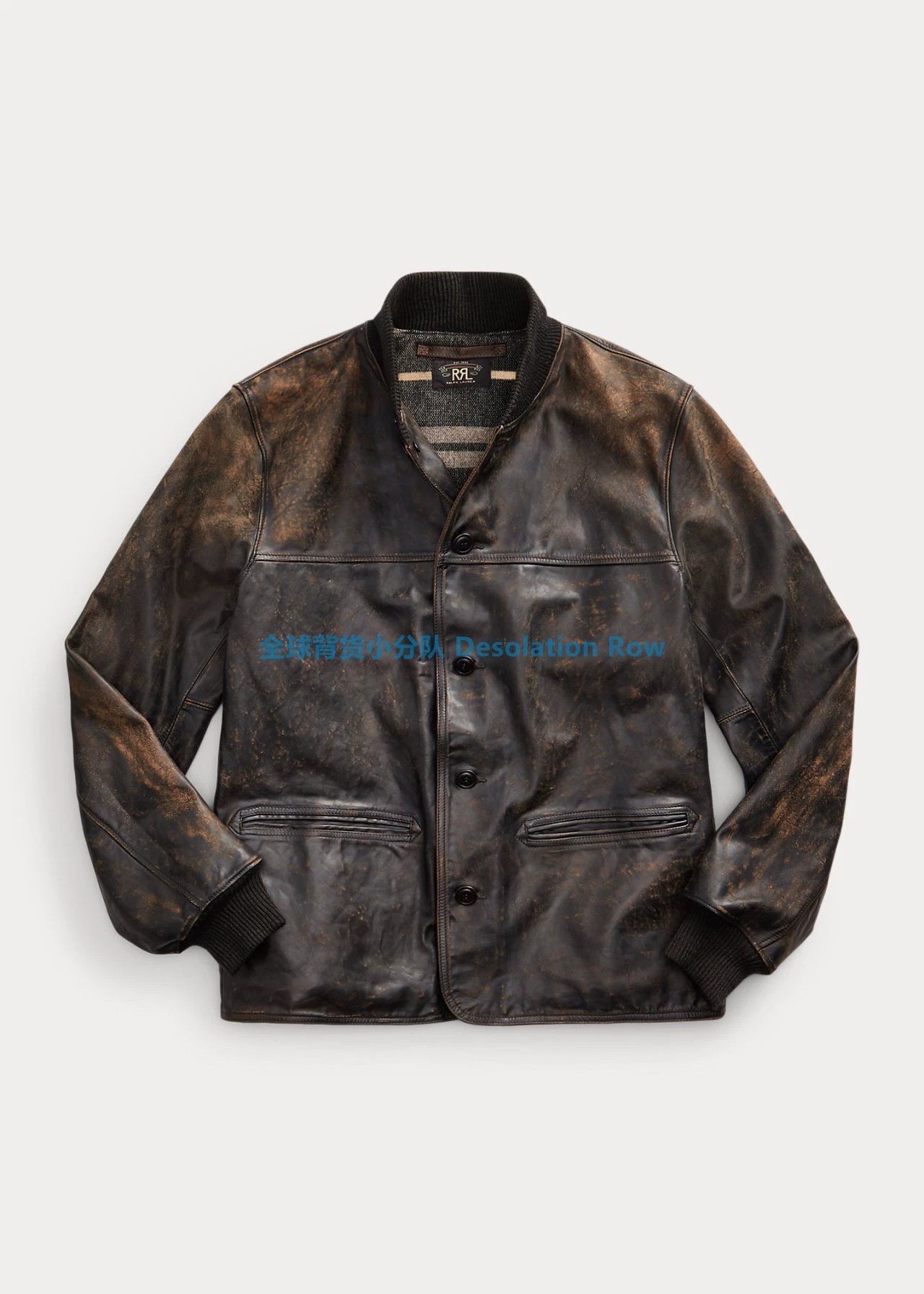 RRL Ralph Lauren vintage rrl leather baseball jacket Size US M / EU 48-50 / 2 - 2 Thumbnail