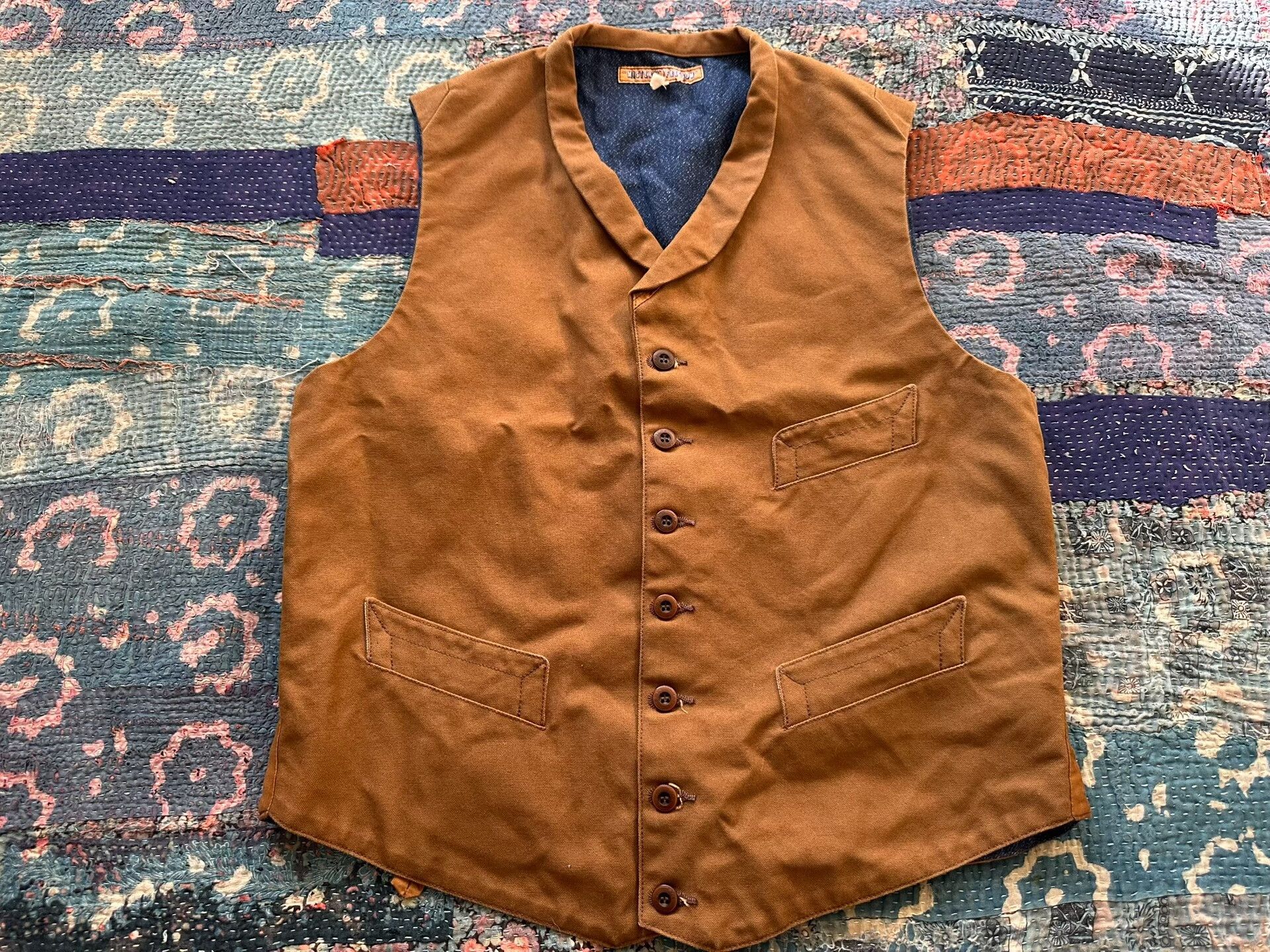 Mister Freedom mister freedom work vest in brown color Size US M / EU 48-50 / 2 - 2 Thumbnail