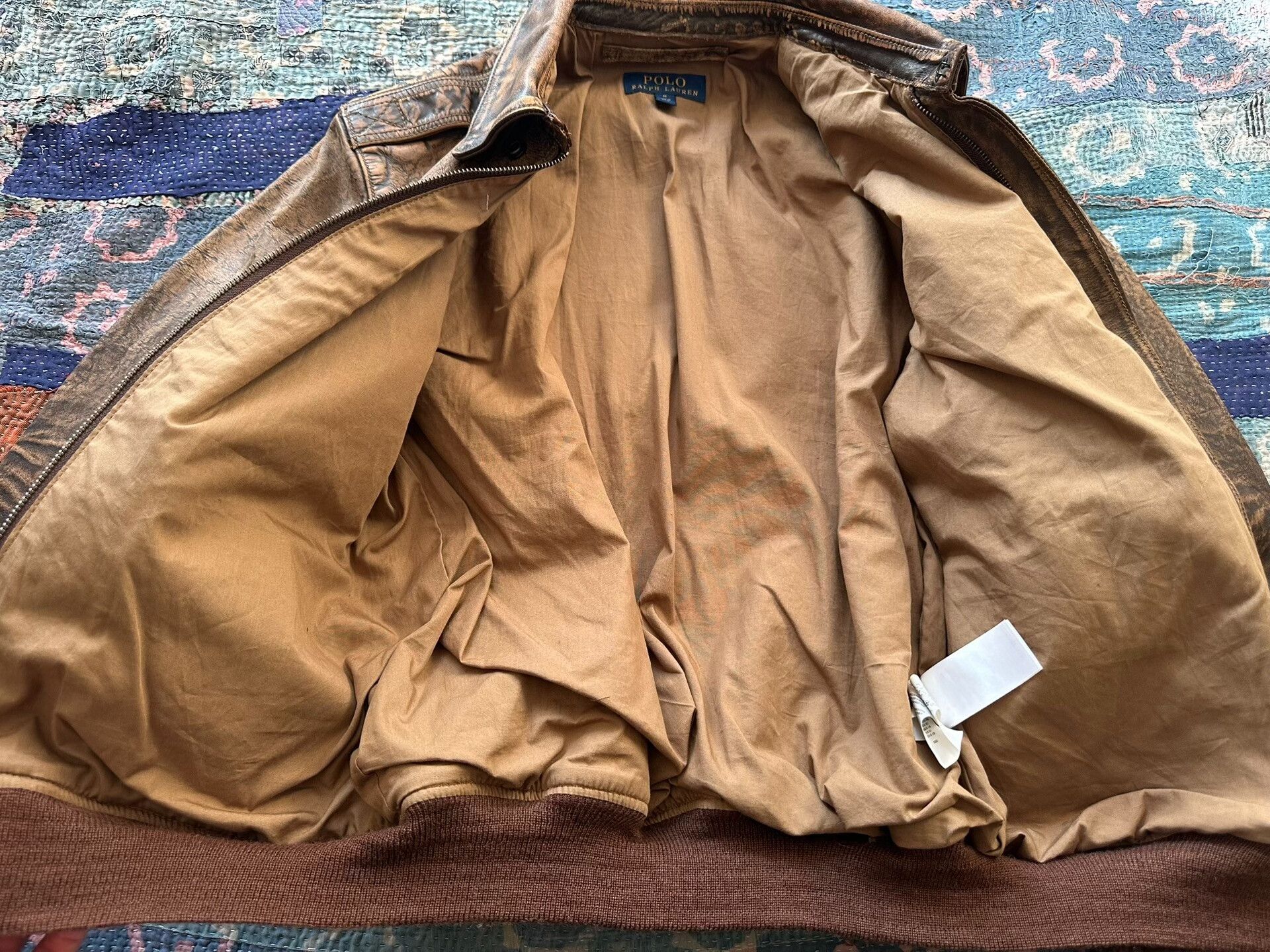 RRL Ralph Lauren vintage ralph lauren worn leather jacket Size US M / EU 48-50 / 2 - 6 Thumbnail