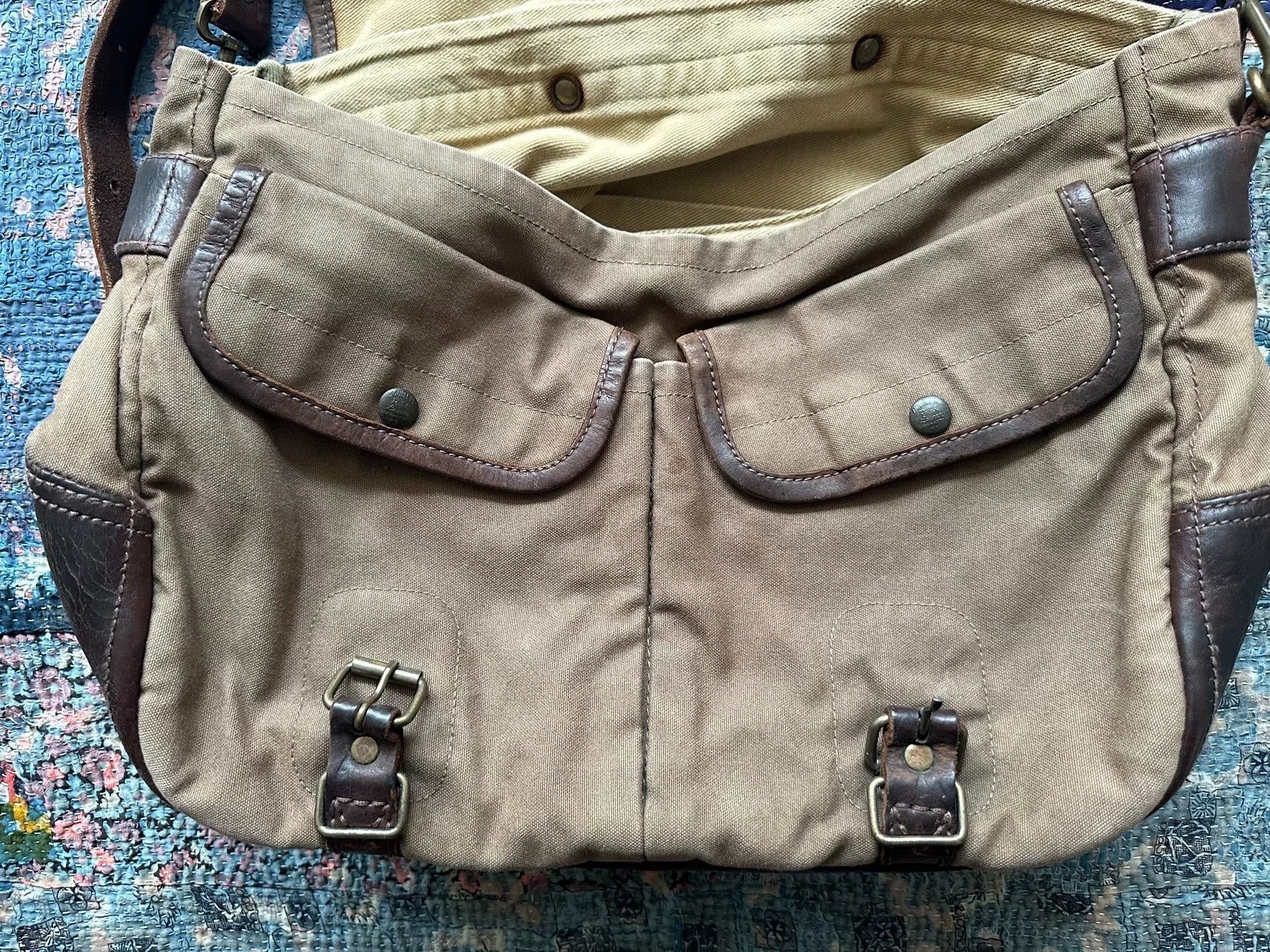 RRL Ralph Lauren rrl messenger bag with shoulder strap Size ONE SIZE - 2 Thumbnail