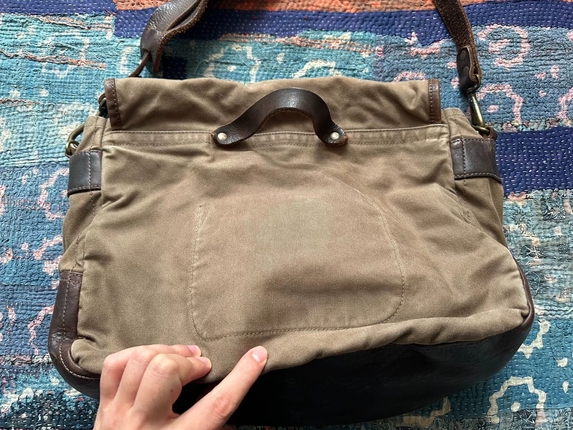 RRL Ralph Lauren rrl messenger bag with shoulder strap Size ONE SIZE - 5 Thumbnail
