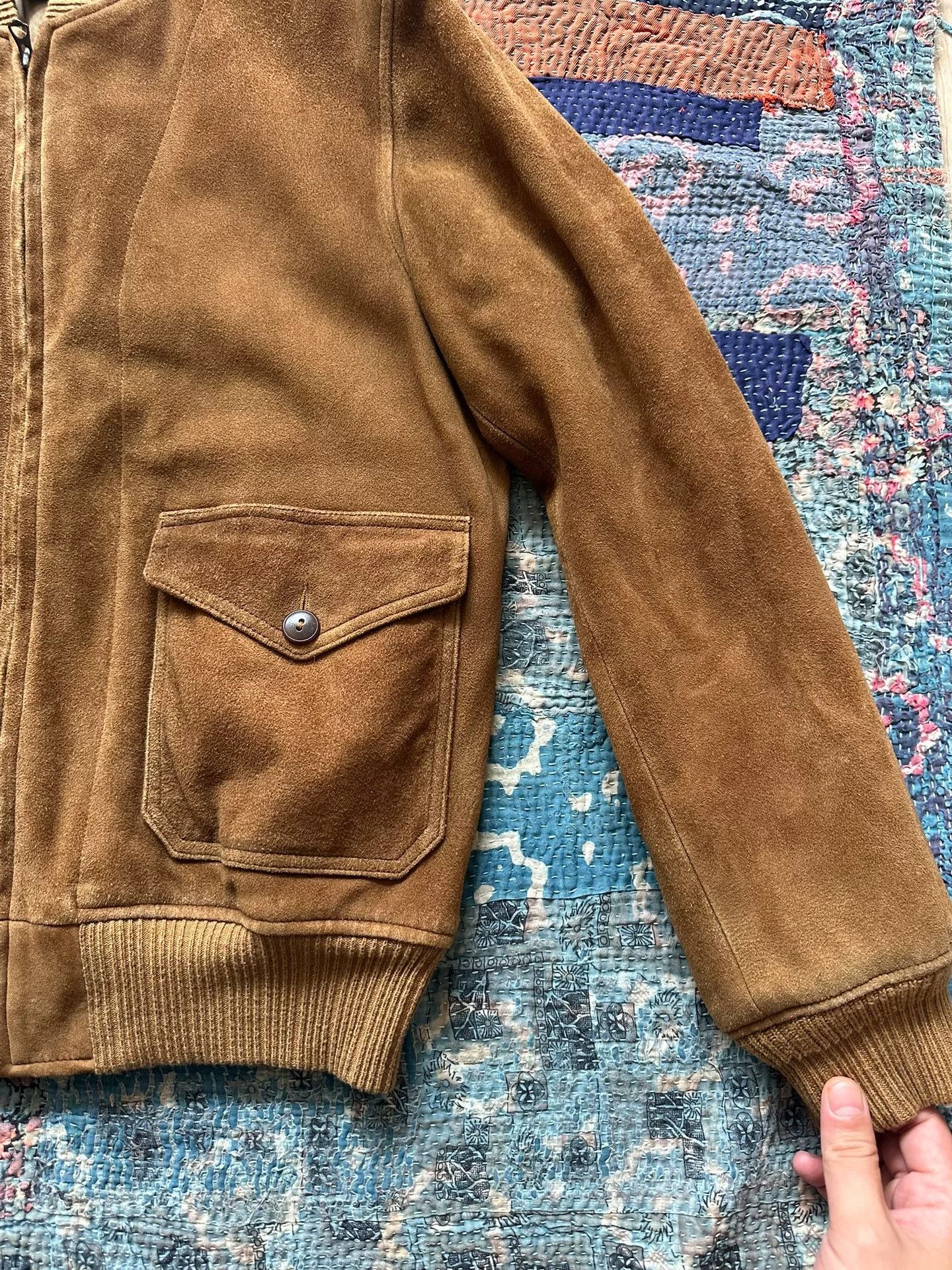RRL Ralph Lauren rrl deer skin leather jacket size M Size US M / EU 48-50 / 2 - 4 Thumbnail