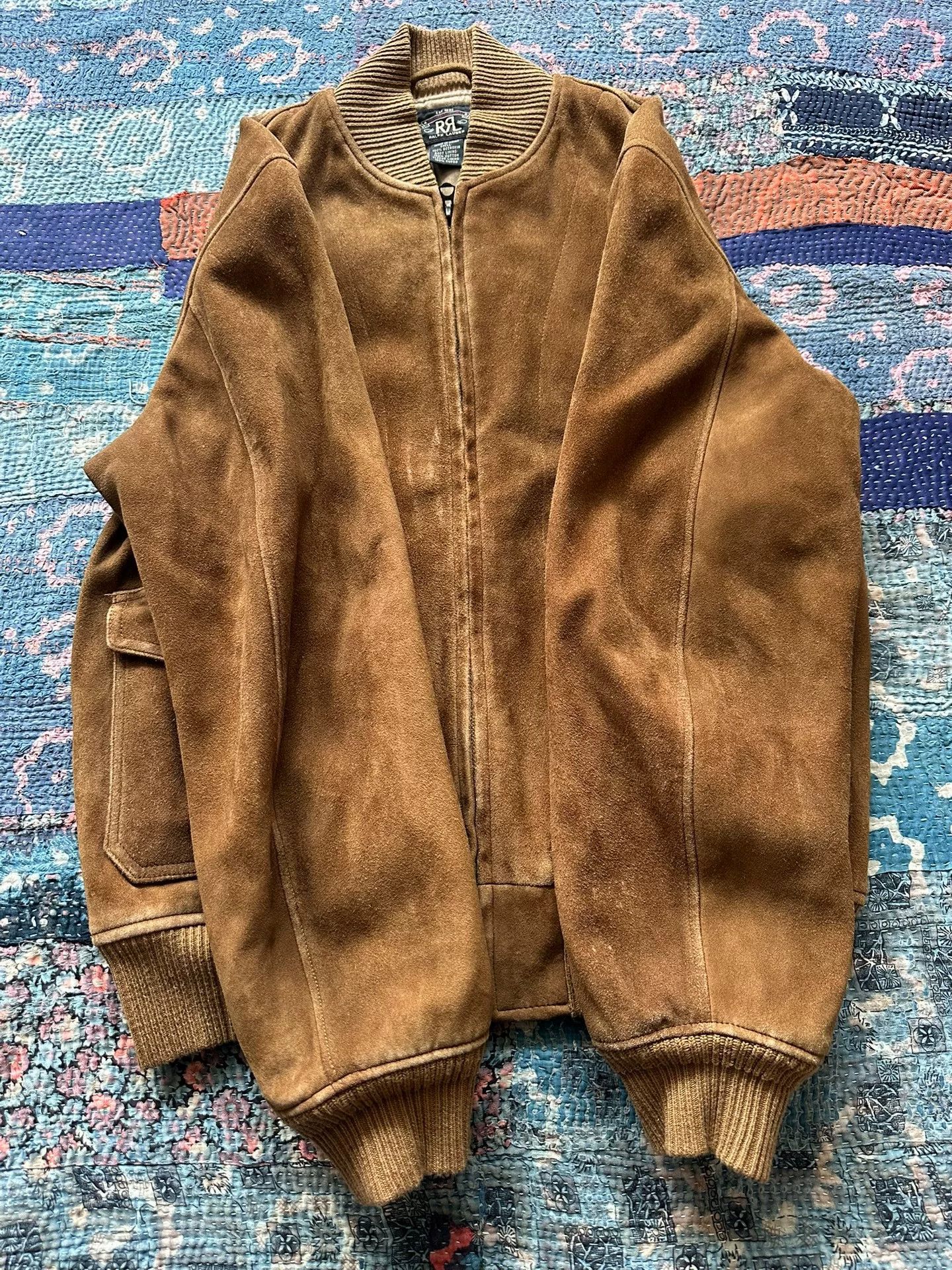 RRL Ralph Lauren rrl deer skin leather jacket size M Size US M / EU 48-50 / 2 - 5 Thumbnail