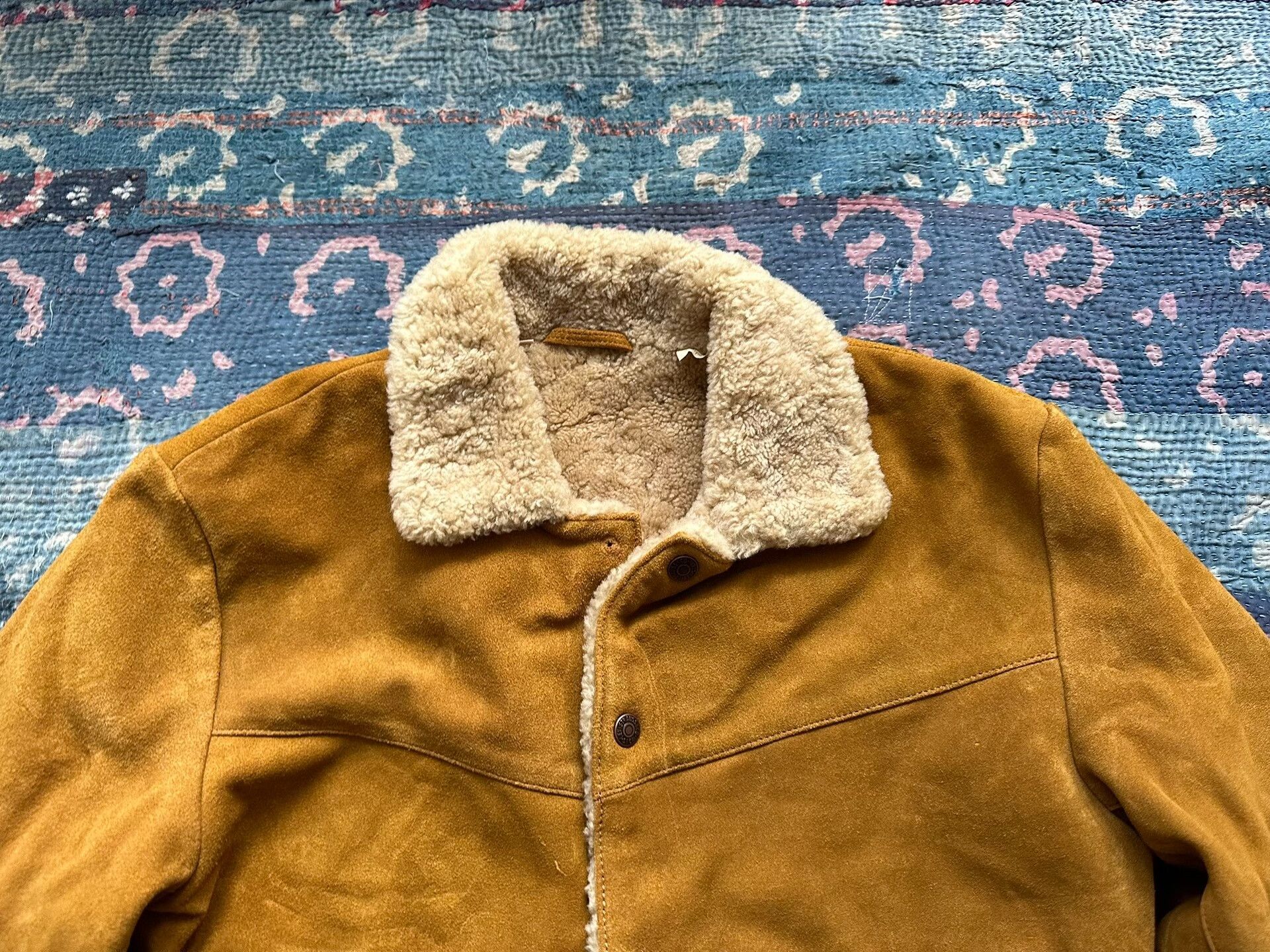 Levi's levis vintage suede shearling coat Size US S / EU 44-46 / 1 - 3 Thumbnail