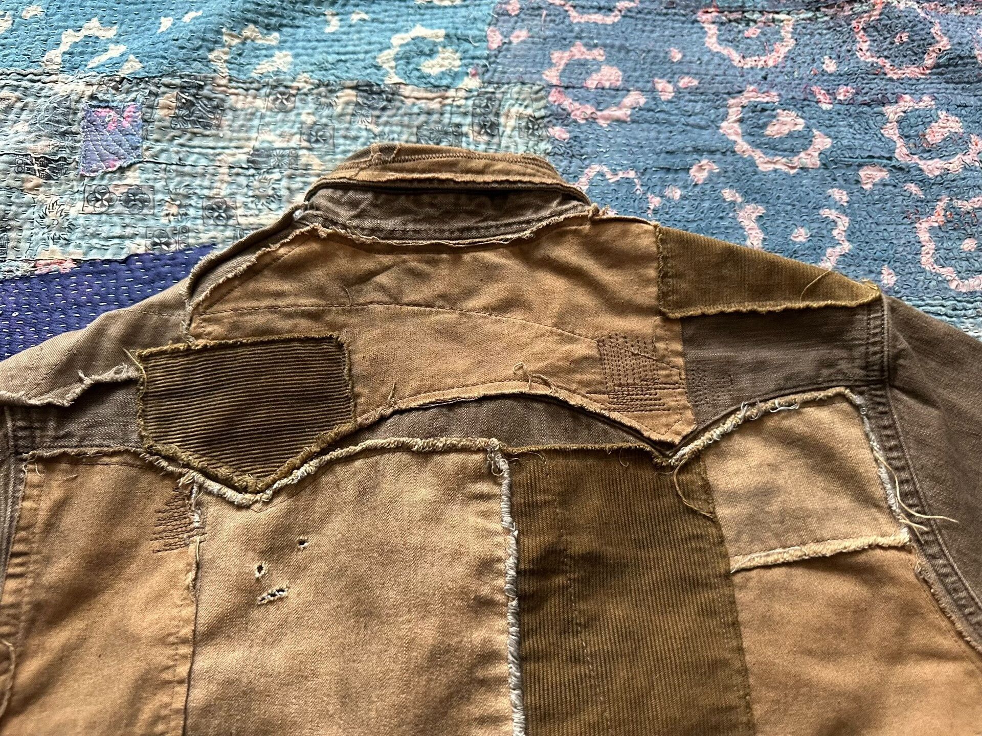 RRL Ralph Lauren rrl patchwork vintage limited edition shirt Size US S / EU 44-46 / 1 - 4 Thumbnail