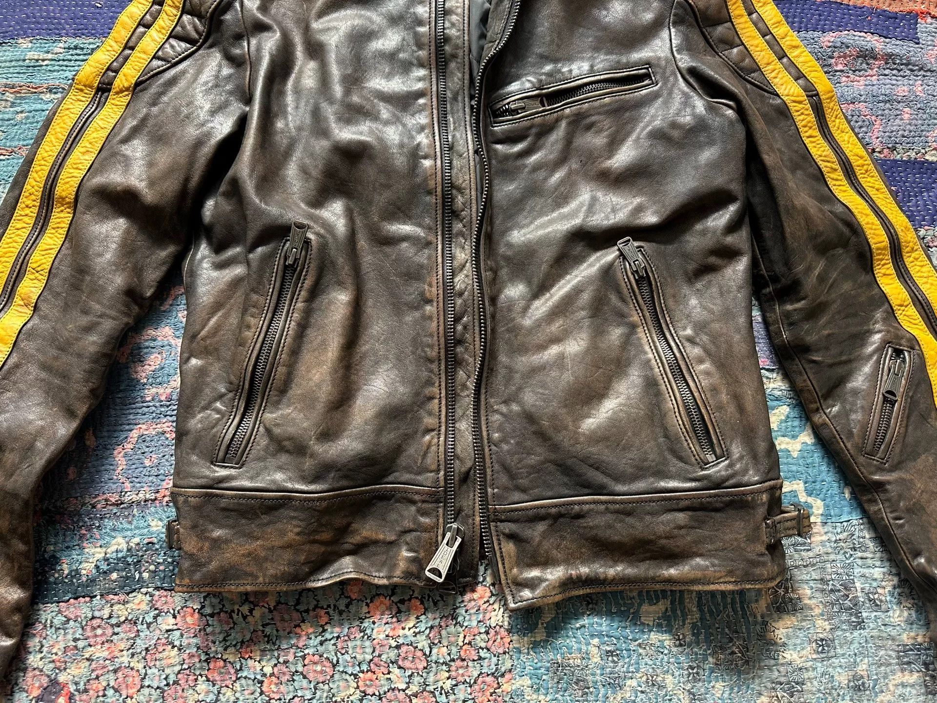 RRL Ralph Lauren raloh lauren motorcycle leather jacket Size US S / EU 44-46 / 1 - 4 Thumbnail