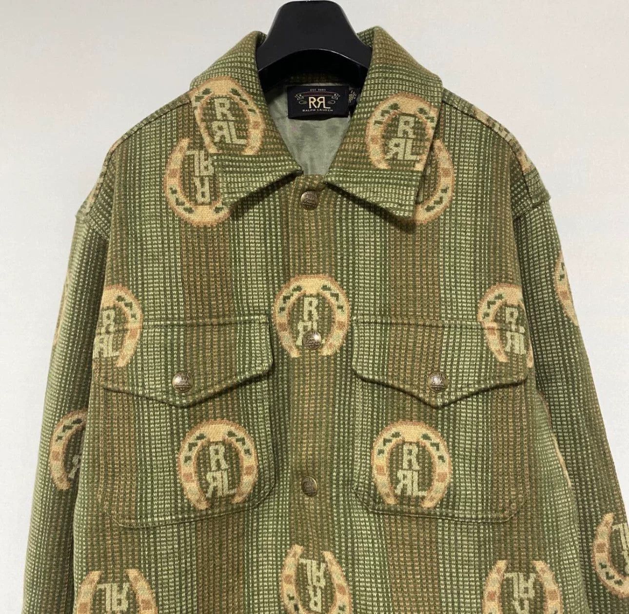 RRL Ralph Lauren Ralph Lauren Long Sleeve Printed Cotton Shirt Size US L / EU 52-54 / 3 - 2 Thumbnail