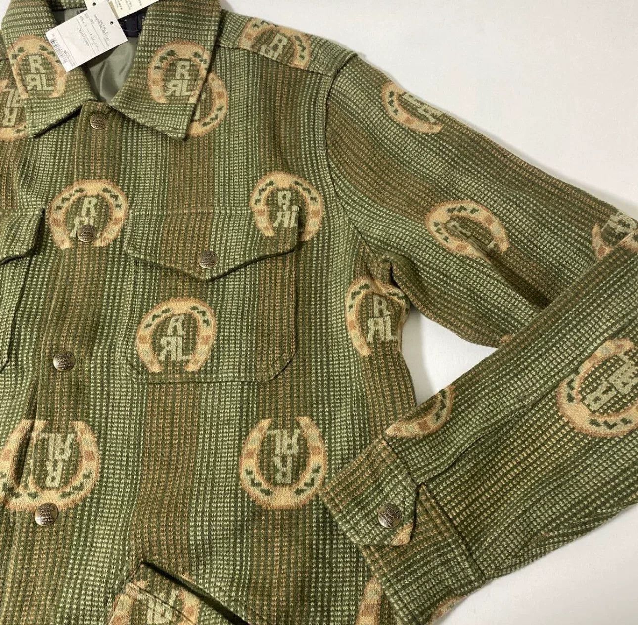 RRL Ralph Lauren Ralph Lauren Long Sleeve Printed Cotton Shirt Size US L / EU 52-54 / 3 - 7 Thumbnail