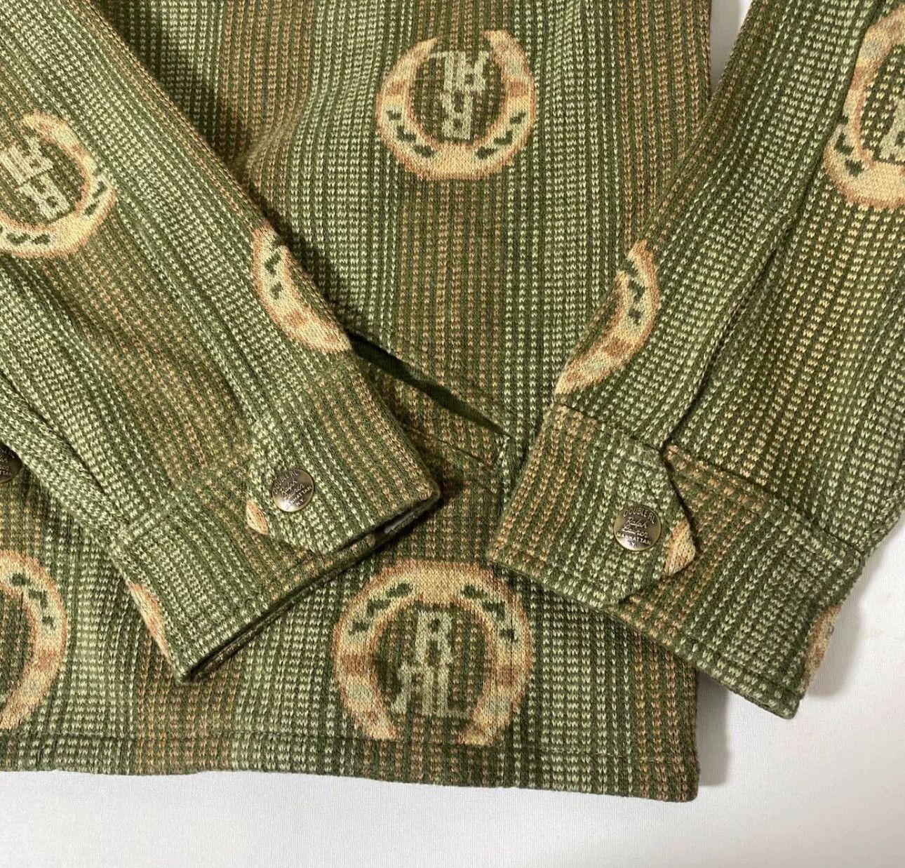 RRL Ralph Lauren Ralph Lauren Long Sleeve Printed Cotton Shirt Size US L / EU 52-54 / 3 - 8 Thumbnail