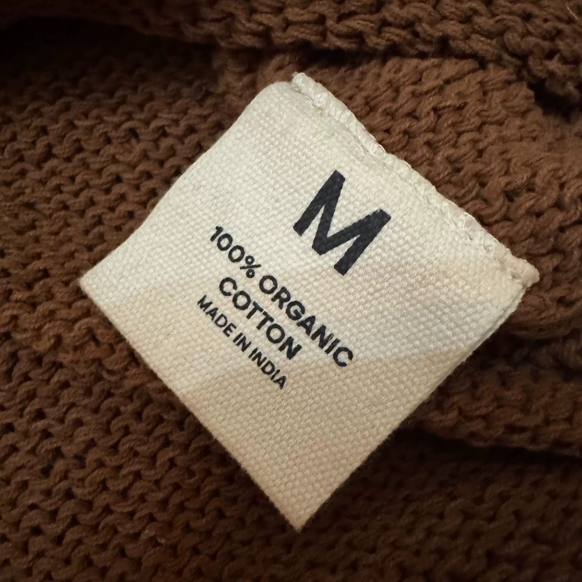 Story Mfg. brown knit cardigan with vegetable pattern Size M / US 6-8 / IT 42-44 - 4 Thumbnail