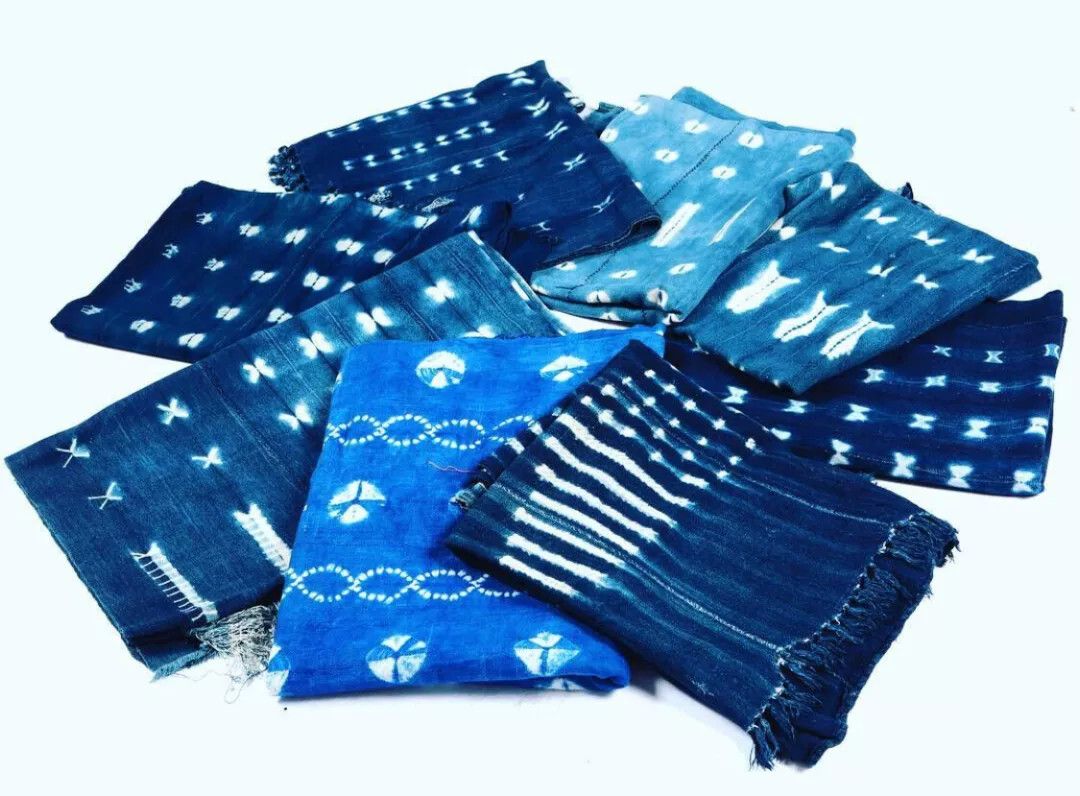 Visvim Vintage Indigo African Dyed Shawl Size ONE SIZE - 2 Thumbnail