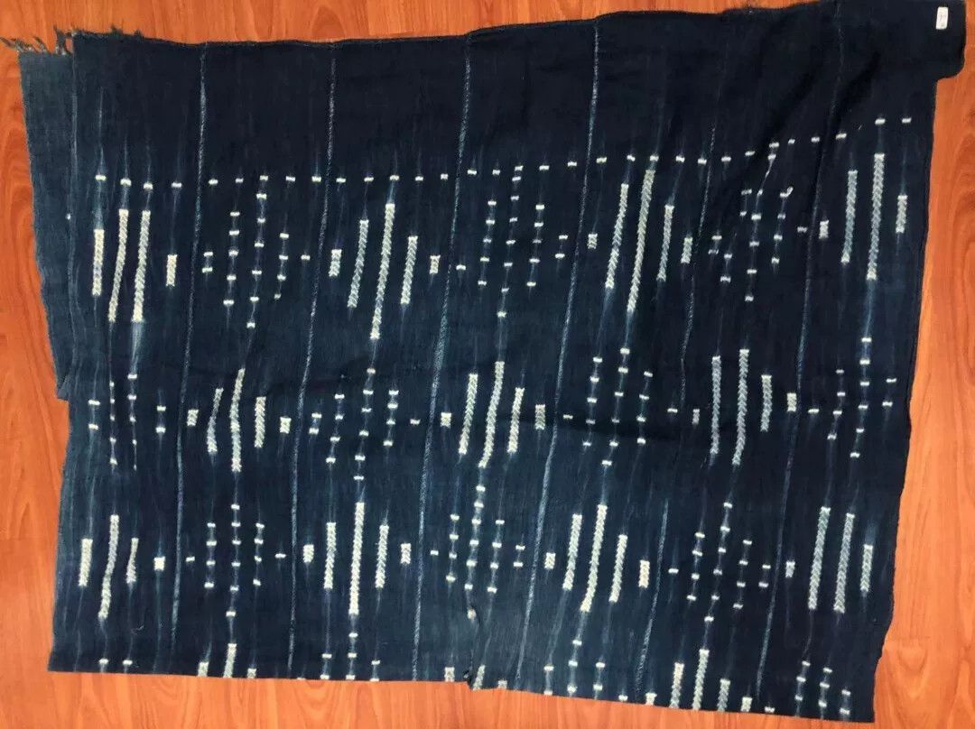 Visvim Vintage Indigo African Dyed Shawl Size ONE SIZE - 7 Thumbnail