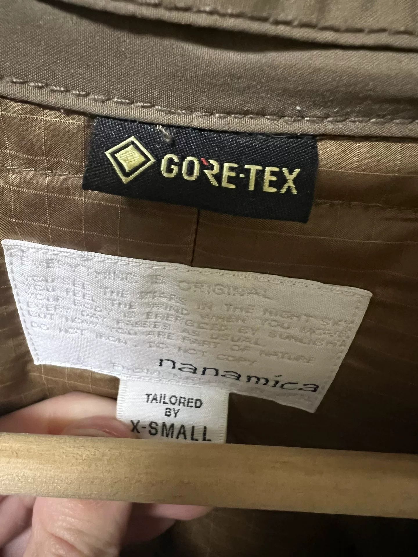 Nanamica taupe gore-tex down coat SUBF950 Size US XS / EU 42 / 0 - 3 Thumbnail