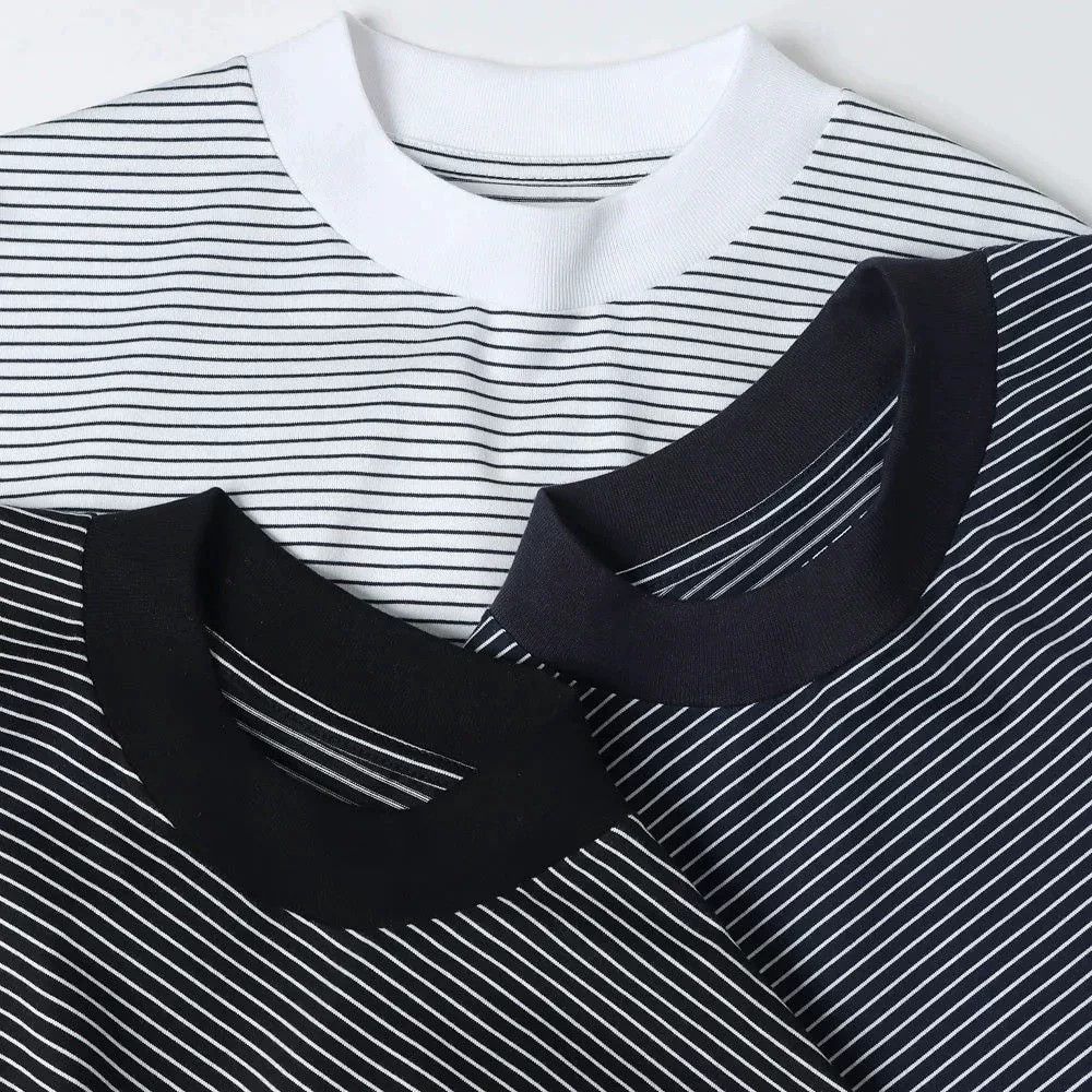 N.Hoolywood black striped balloon sleeve short t-shirt Size US L / EU 52-54 / 3 - 4 Thumbnail