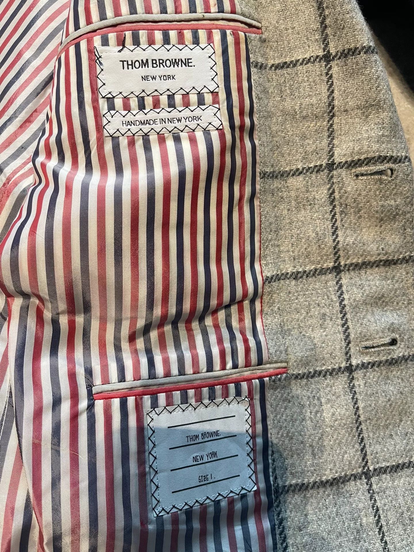 Thom Browne thom browne checked blazer size 1 Size US M / EU 48-50 / 2 - 4 Thumbnail