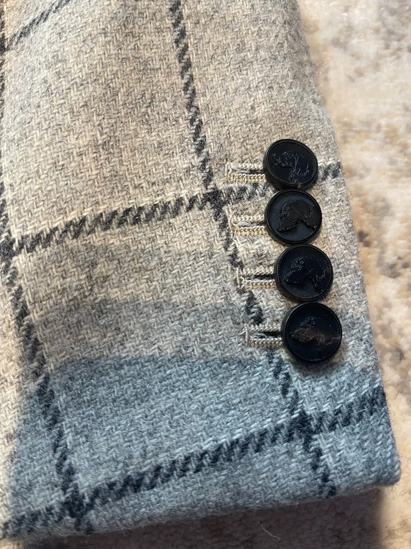 Thom Browne thom browne checked blazer size 1 Size US M / EU 48-50 / 2 - 2 Thumbnail