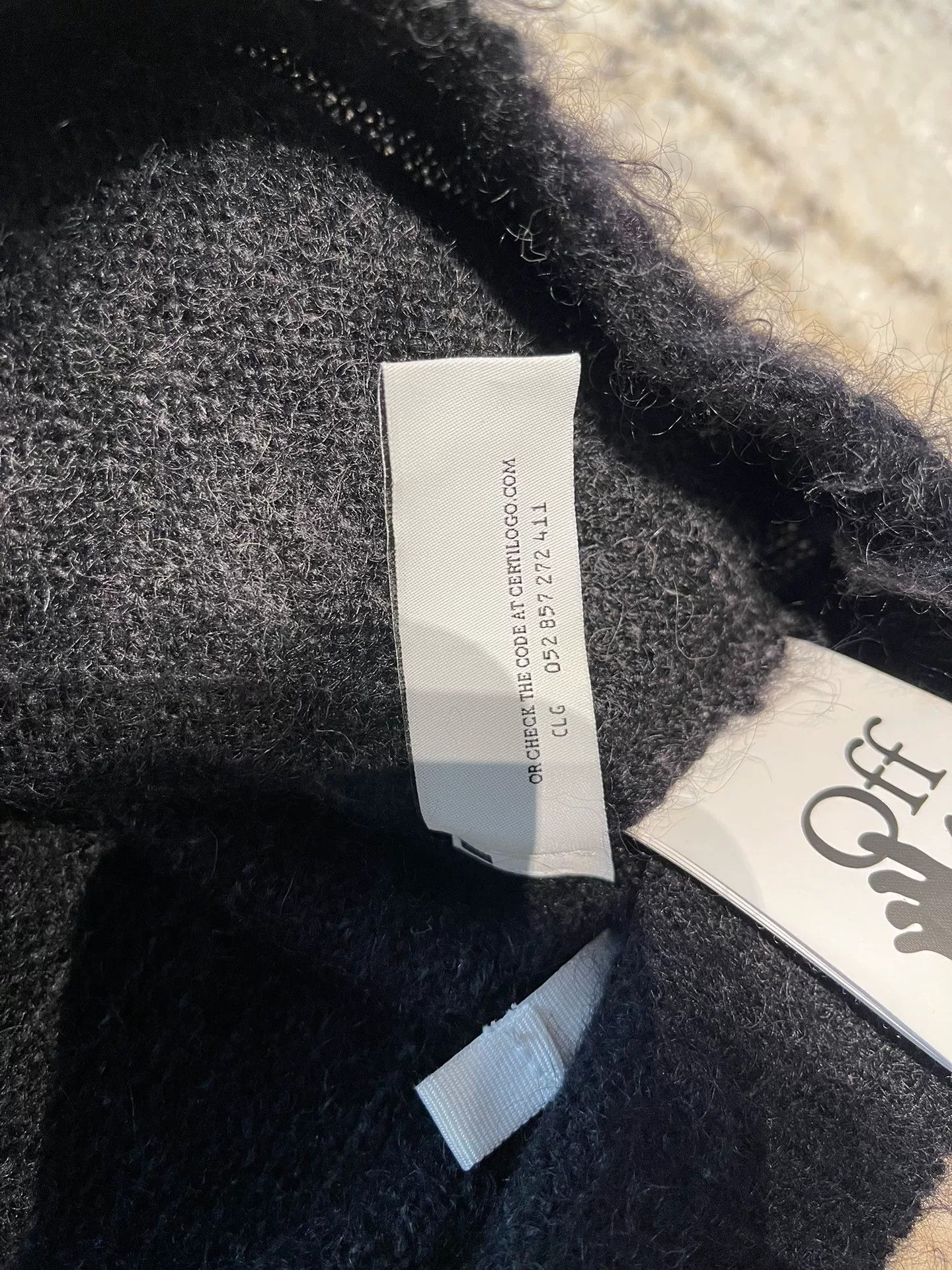 Off-White off white mohair logo sweater Size XL / US 12-14 / IT 48-50 - 6 Thumbnail
