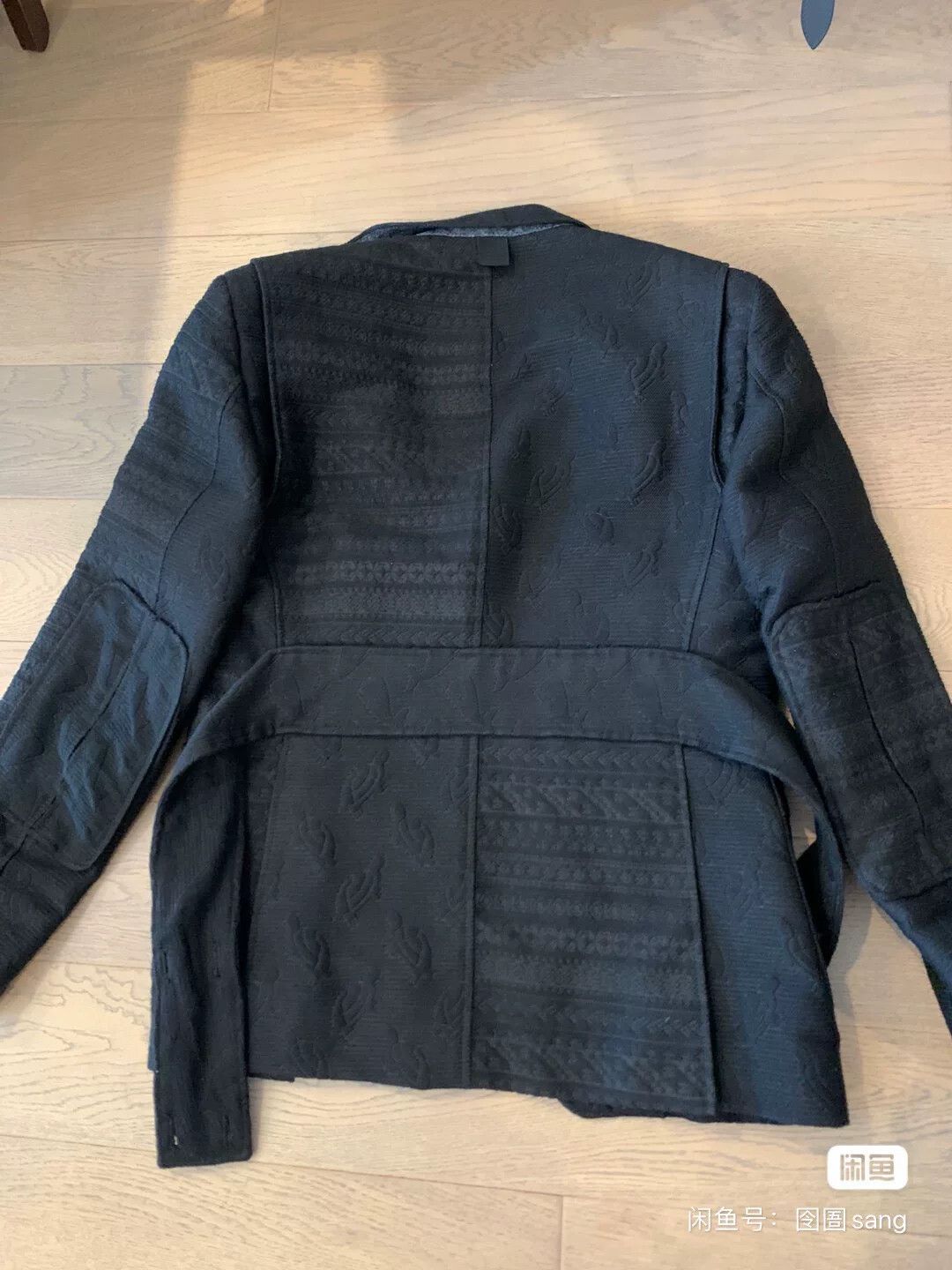 Thom Browne thom browne black textured blazer with details Size US S / EU 44-46 / 1 - 4 Thumbnail