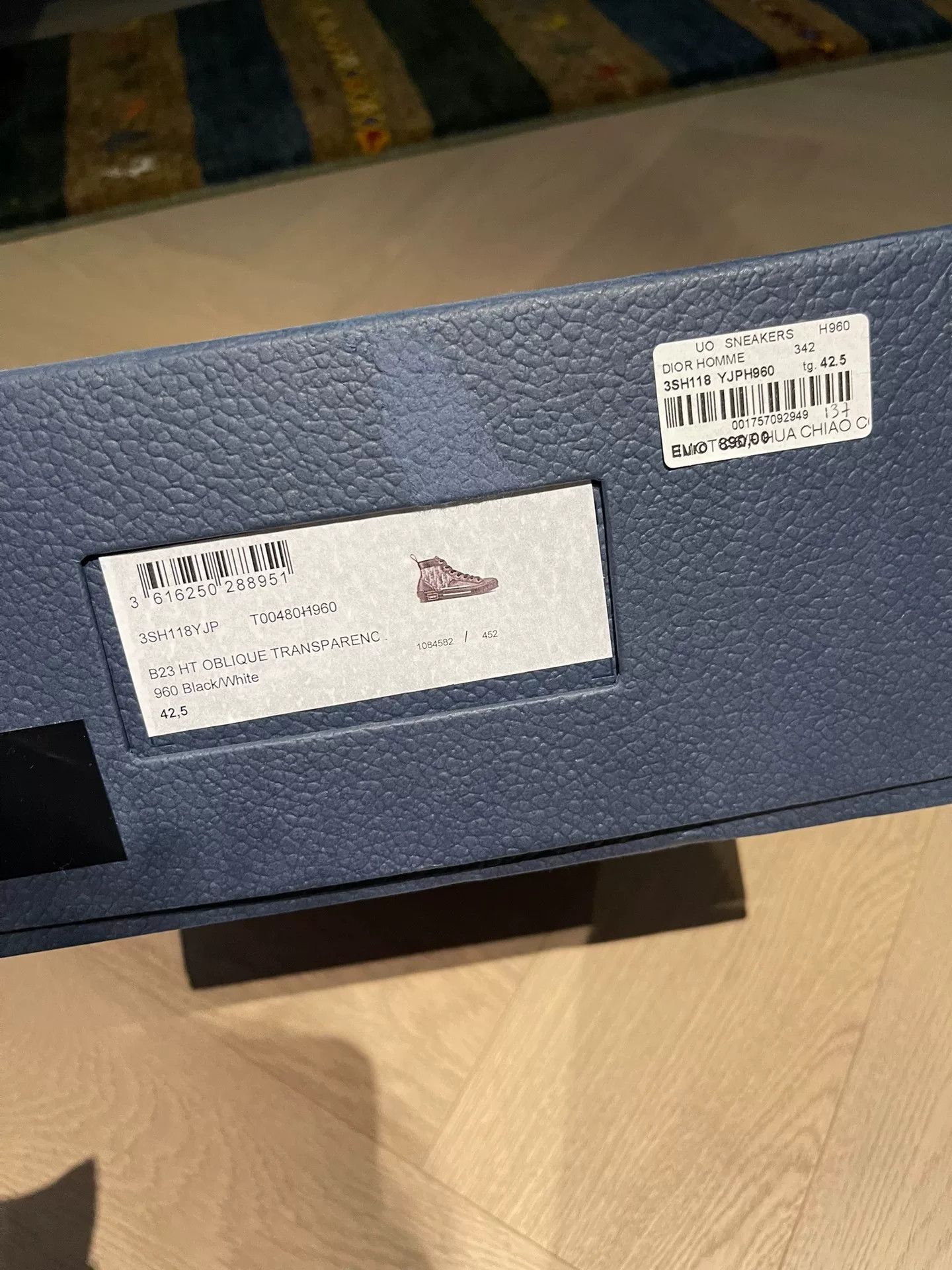 Dior dior b23 black high-top sneakers Size US 10.5 / EU 43-44 - 8 Thumbnail