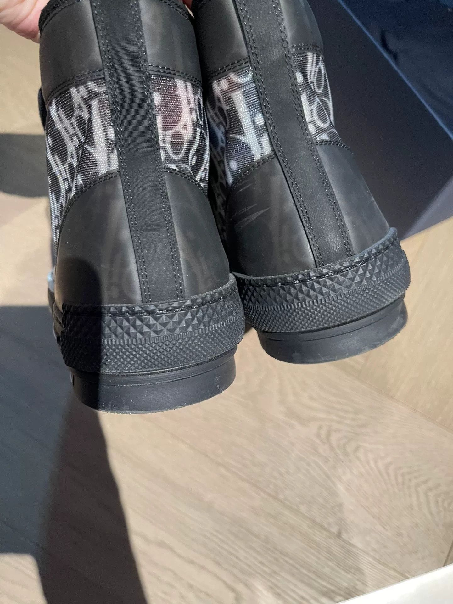 Dior dior b23 black high-top sneakers Size US 10.5 / EU 43-44 - 6 Thumbnail