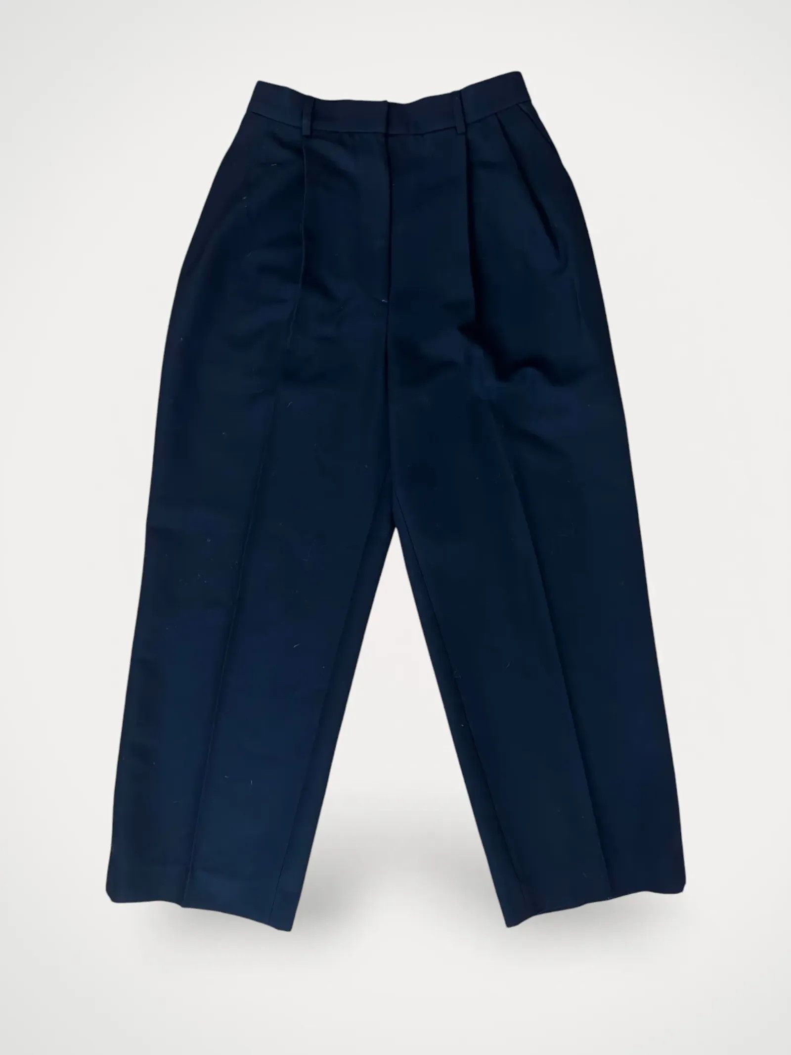Toteme Toteme Doubled pleated cropped trousers Pants Size 25" / US 0 / IT 36 - 2 Thumbnail