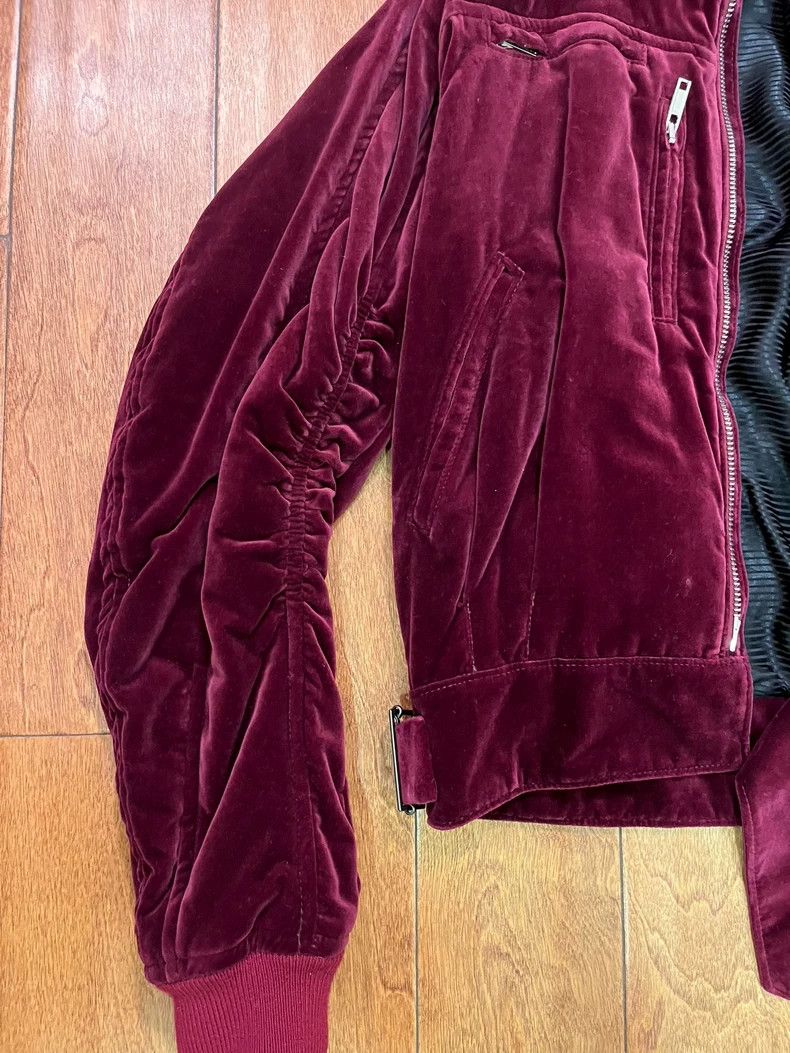 Haider Ackermann Haider Ackermann Red Velvet Bomber Jacket Size US XL / EU 56 / 4 - 3 Thumbnail
