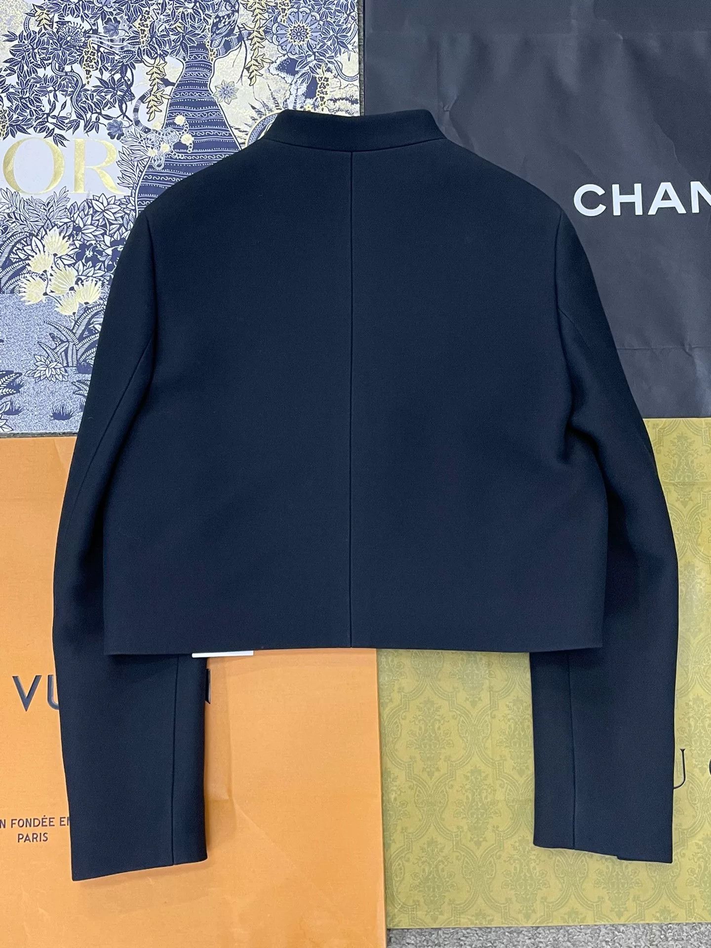 Dior Dior Black Stand Collar Blazer Size US XS / EU 42 / 0 - 2 Thumbnail