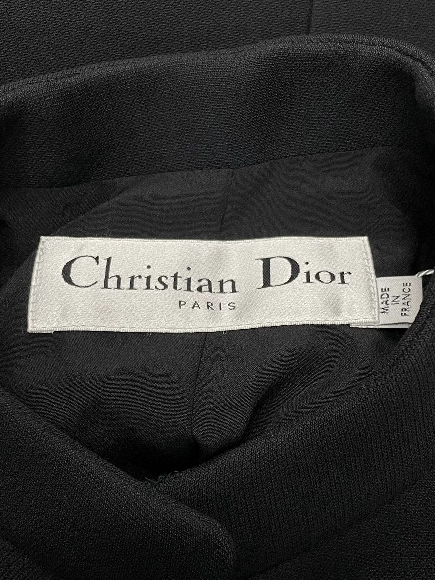 Dior Dior Black Stand Collar Blazer Size US XS / EU 42 / 0 - 3 Thumbnail