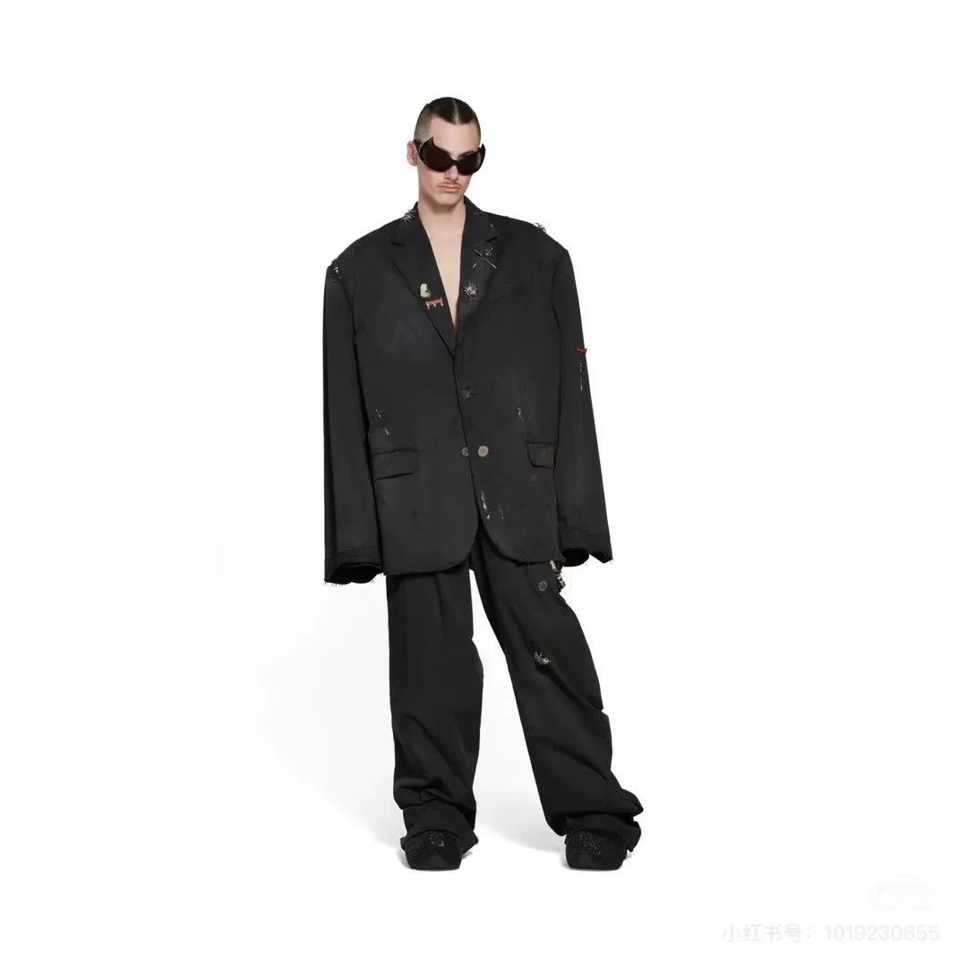 Balenciaga Balenciaga 23SS Runway Blazer Black Size US XS / EU 42 / 0 - 5 Thumbnail