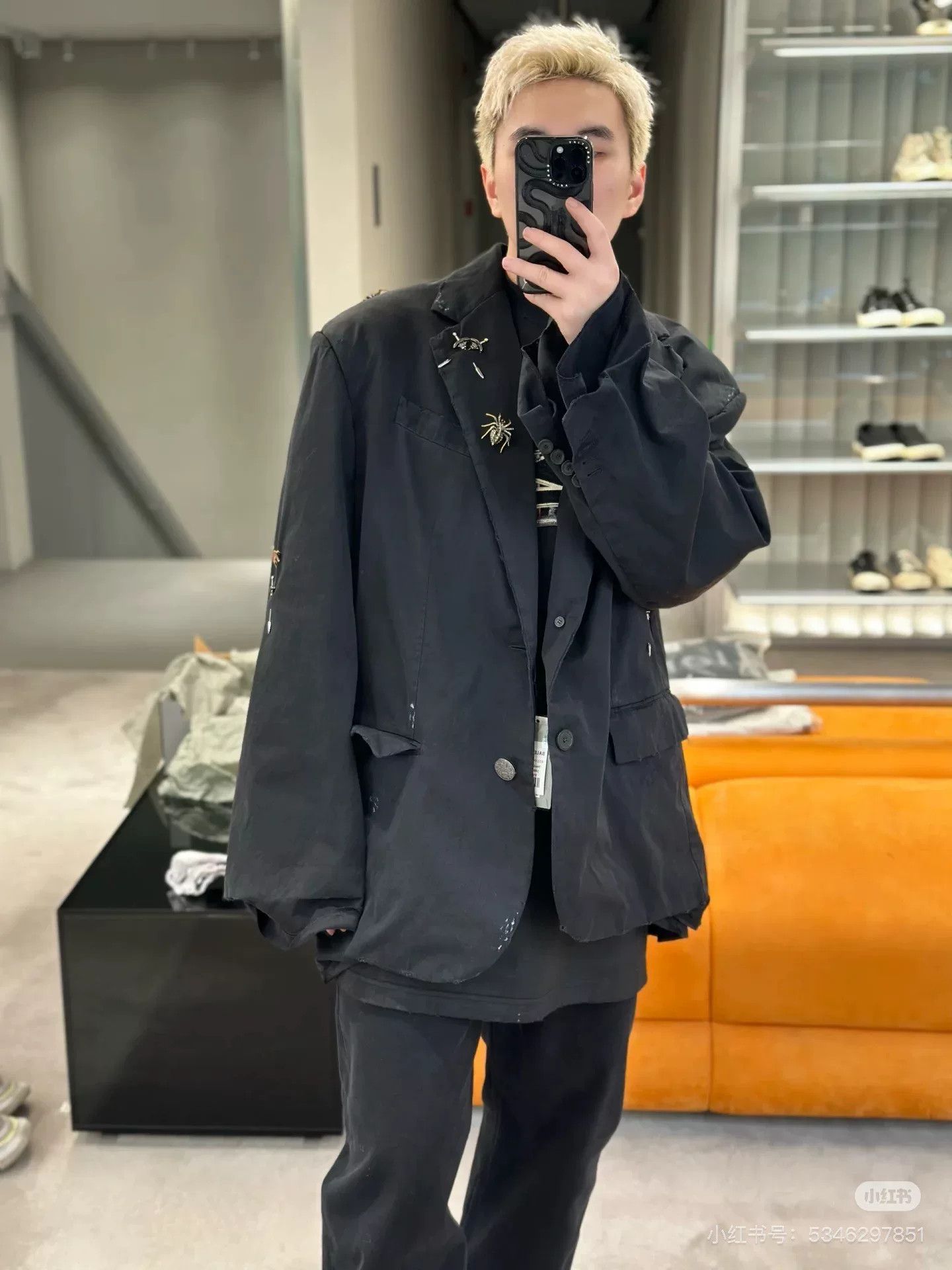 Balenciaga Balenciaga 23SS Runway Blazer Black Size US XS / EU 42 / 0 - 6 Thumbnail