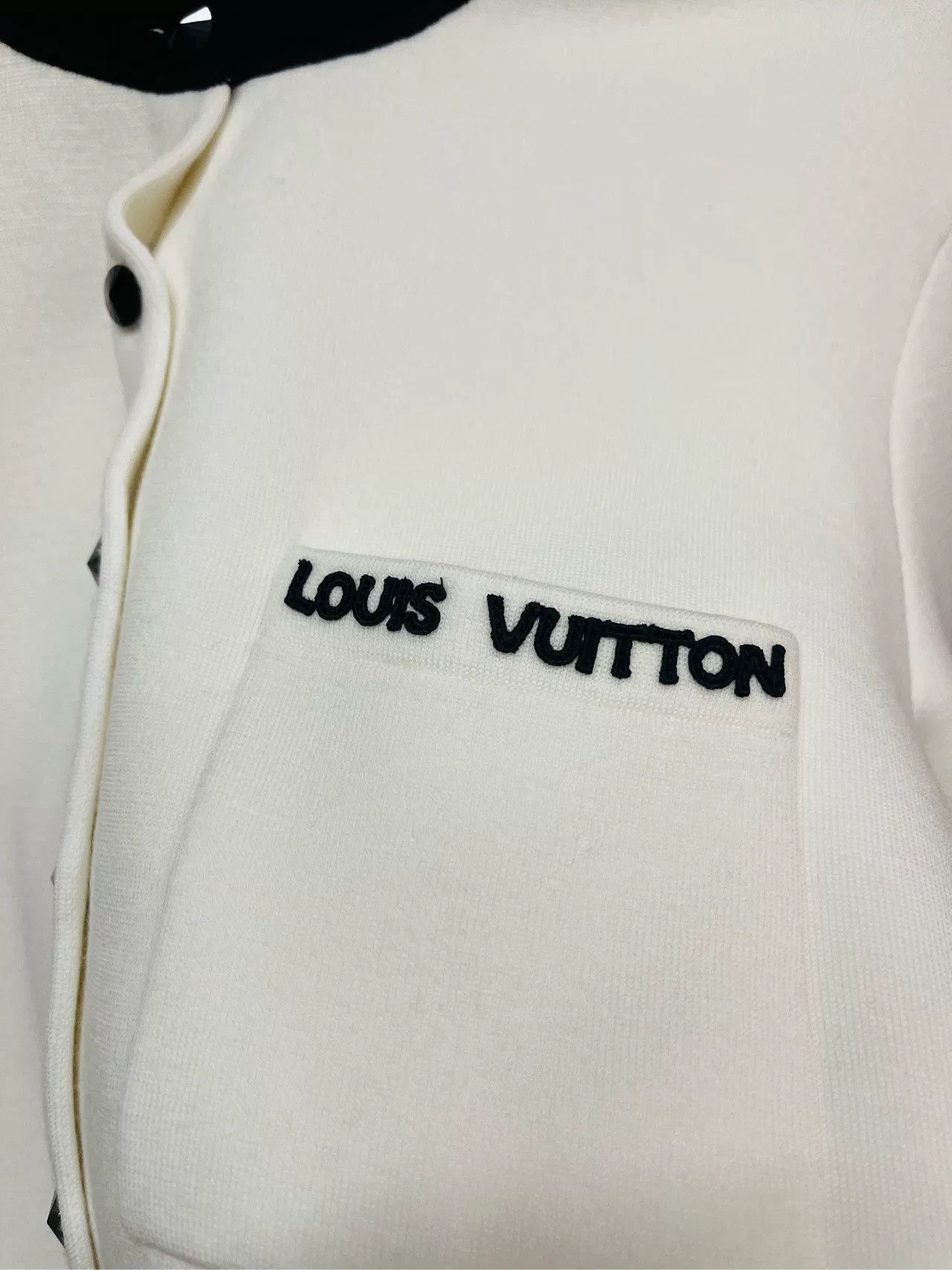 Louis Vuitton LV 24 Black White Knit Jacket Size US S / EU 44-46 / 1 - 3 Thumbnail
